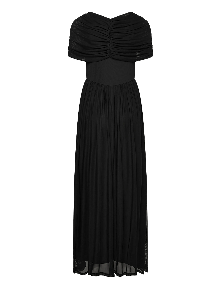 Vero Moda - VMROSETTA CAPE DETAIL MAXI DRESS JRS EXP - festkjoler - black - 3