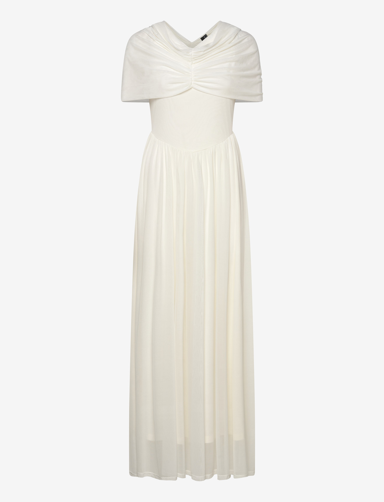 Vero Moda - VMROSETTA CAPE DETAIL MAXI DRESS JRS EXP - party dresses - cloud dancer - 1