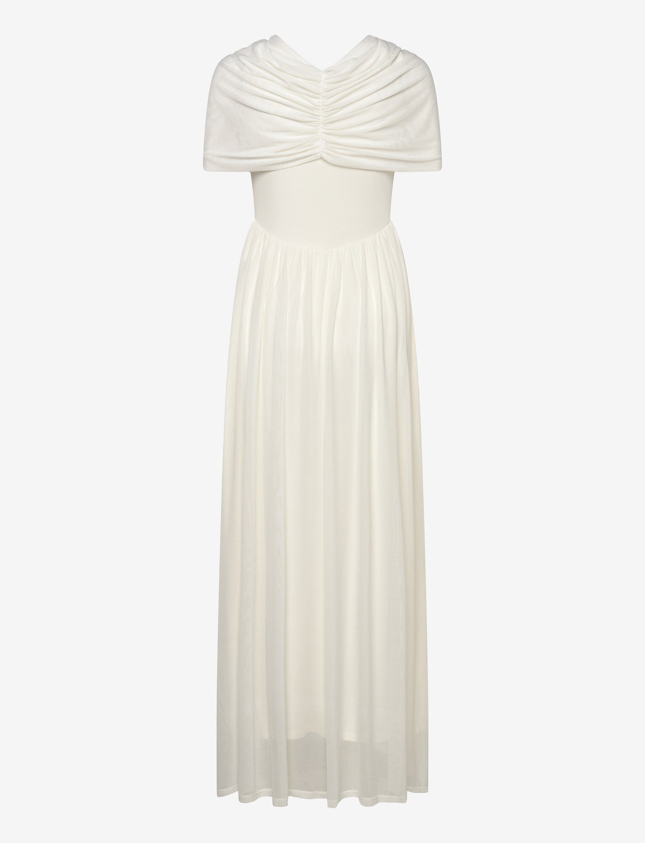 Vero Moda - VMROSETTA CAPE DETAIL MAXI DRESS JRS EXP - party dresses - cloud dancer - 3