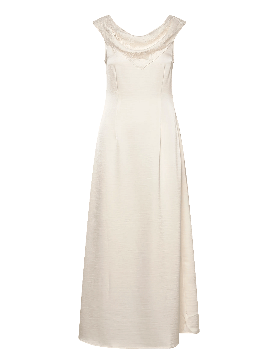 Vero Moda - VMTIANA SL LACE ANKLE DRESS EXP - mežģīņu kleitas - cloud dancer - 0