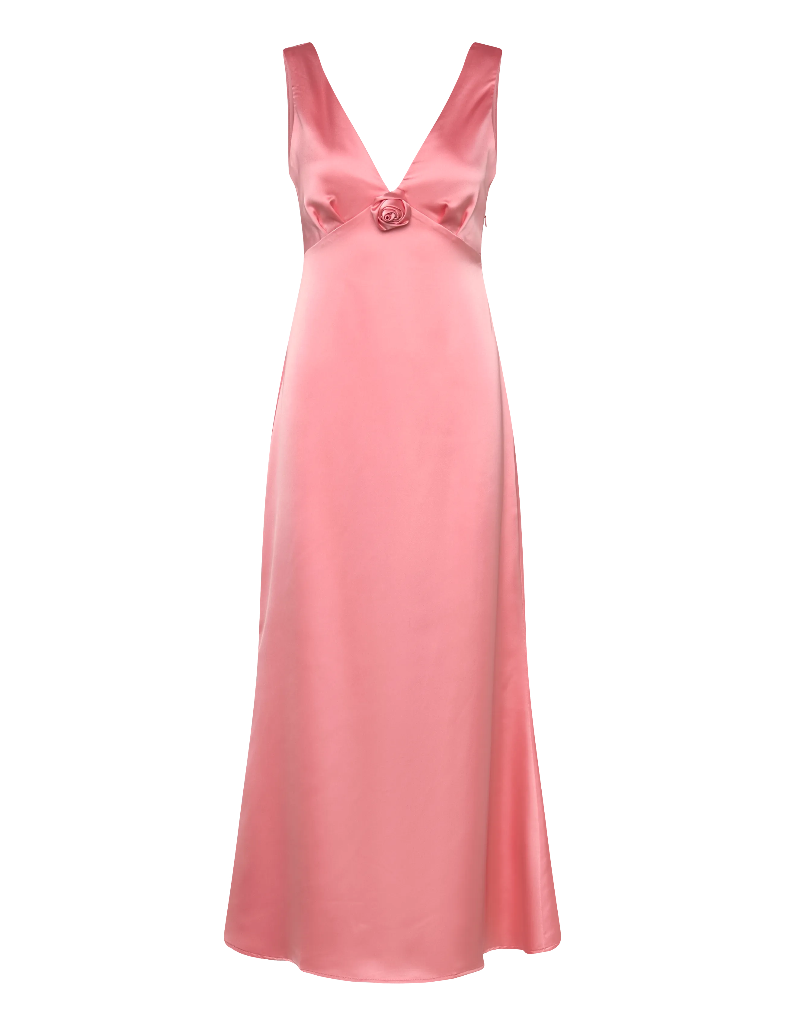 VERO MODA Vmgianna Sl Ankle Kleid Exp Coral - S - Damen