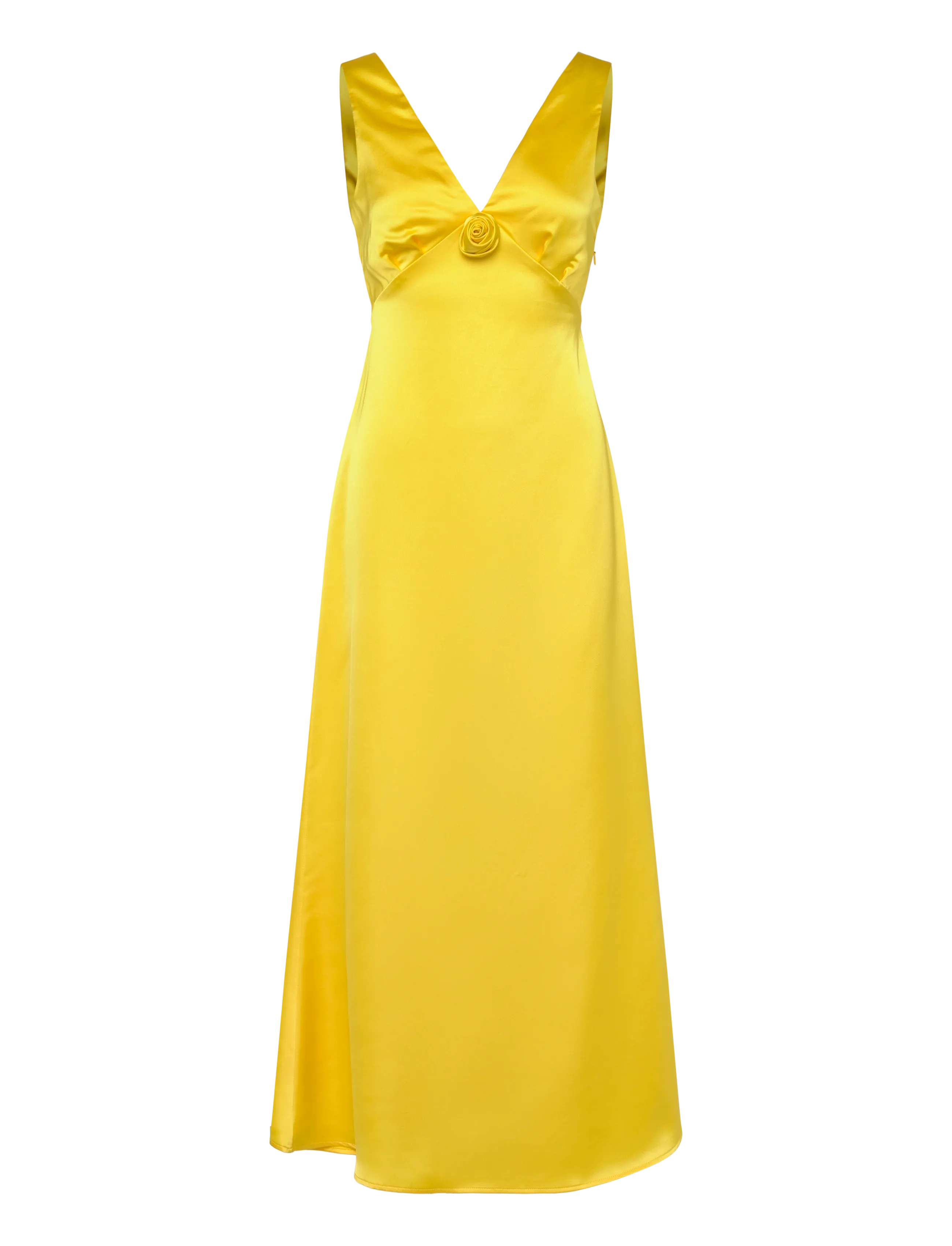 Vero Moda VMGIANNA SL ANKLE DRESS EXP - Kjoler - MINION YELLOW / yellow