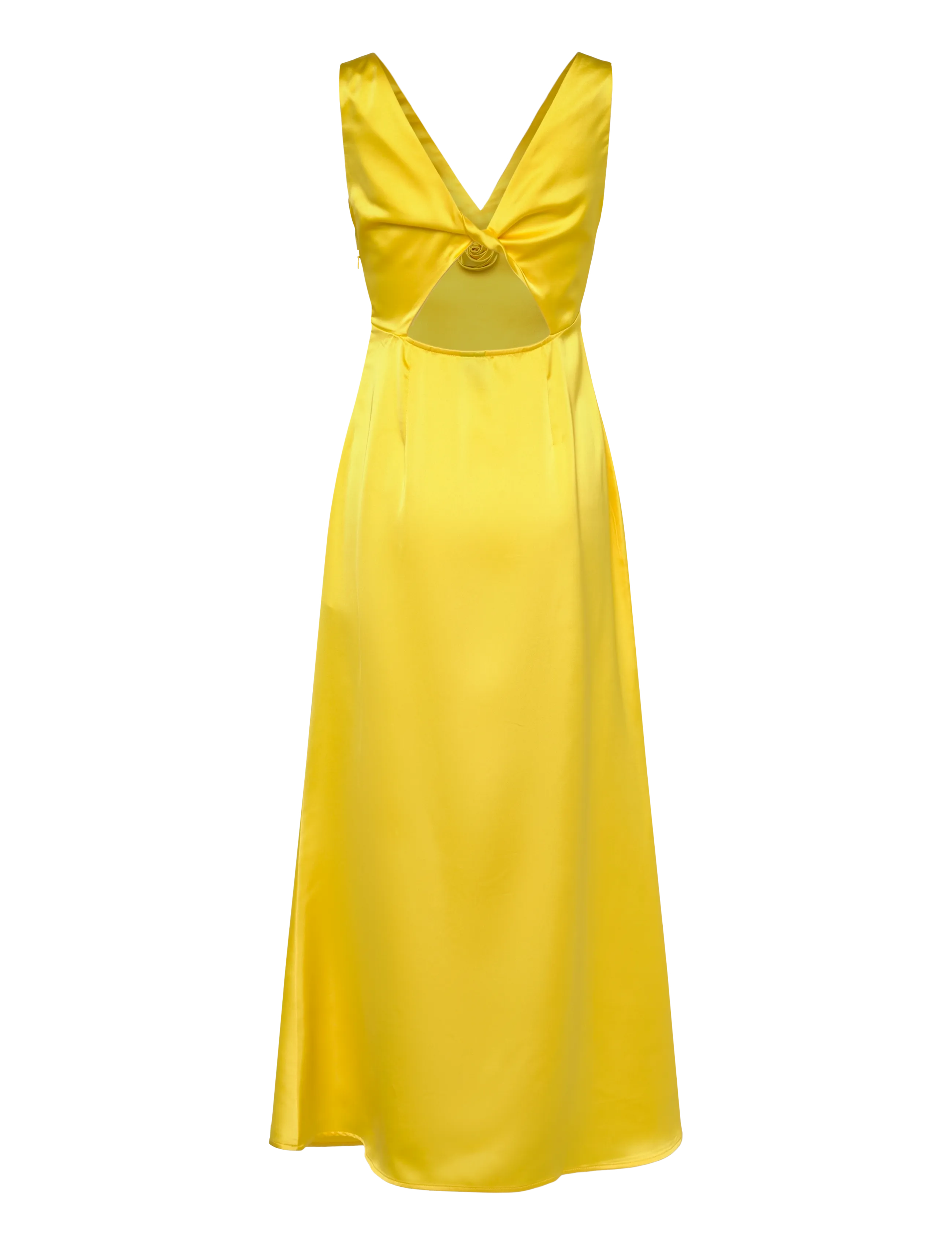 Vero Moda - VMGIANNA SL ANKLE DRESS EXP - schlupfkleider - minion yellow - 2