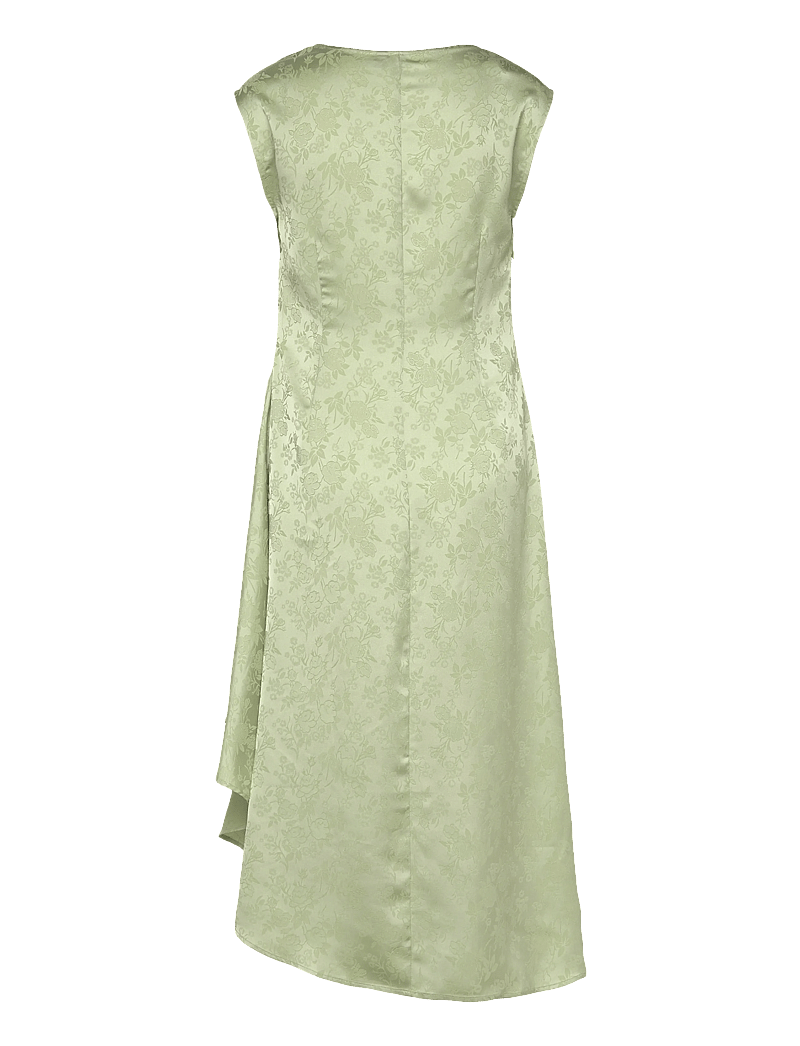 Vero Moda - VMWINNIE SL ROUCHED DRESS EXP - partykleider - celadon green - 1