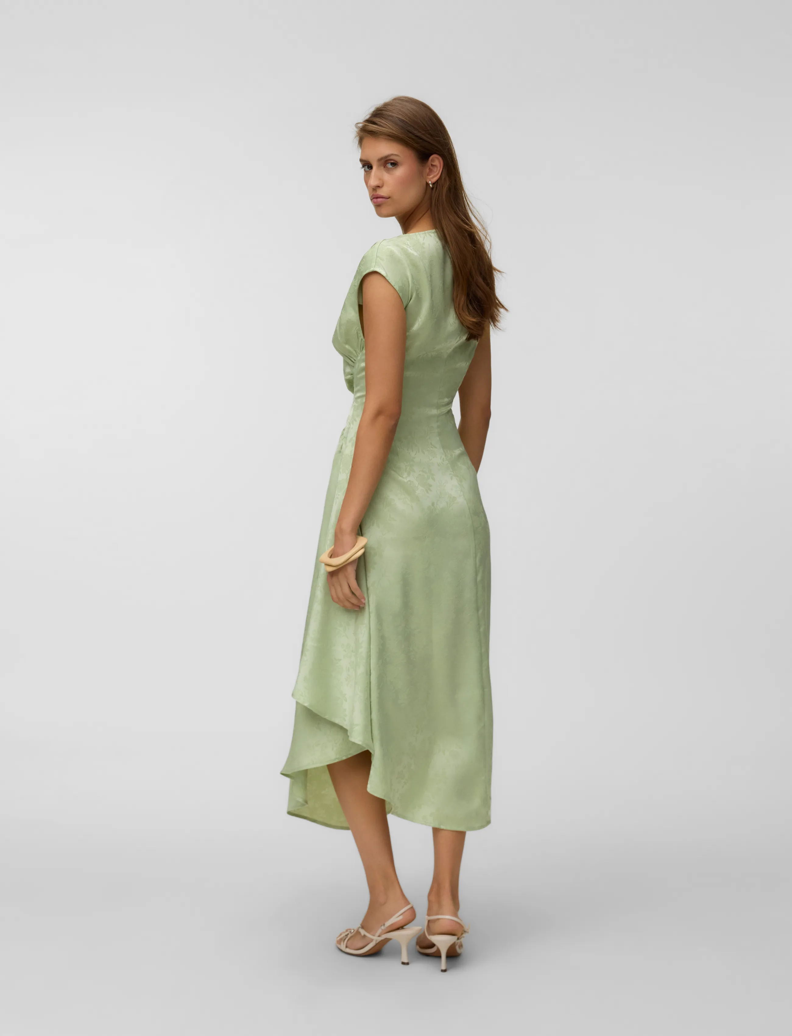 Vmwinnie Sl Rouched Dress Exp 2