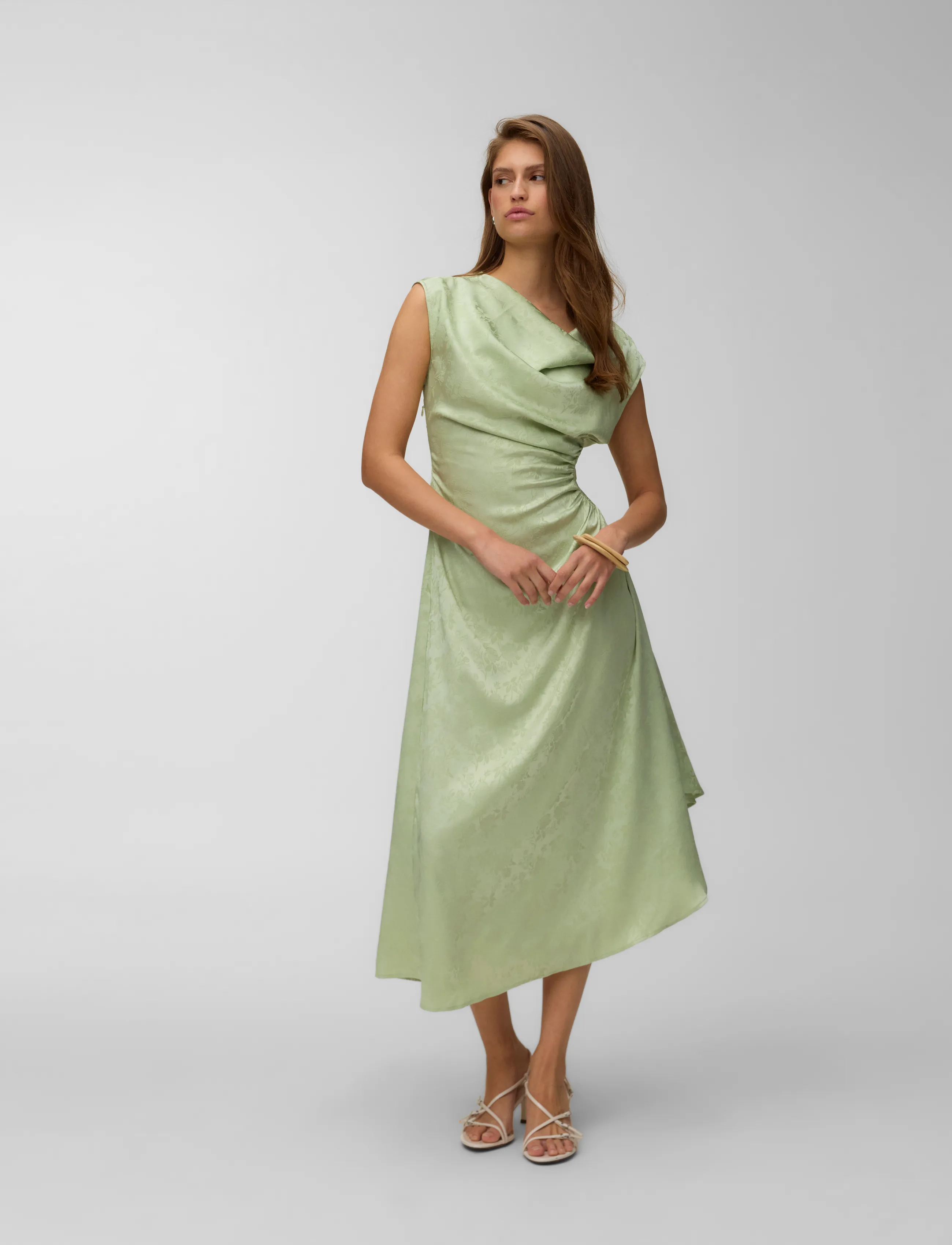 Vmwinnie Sl Rouched Dress Exp 4