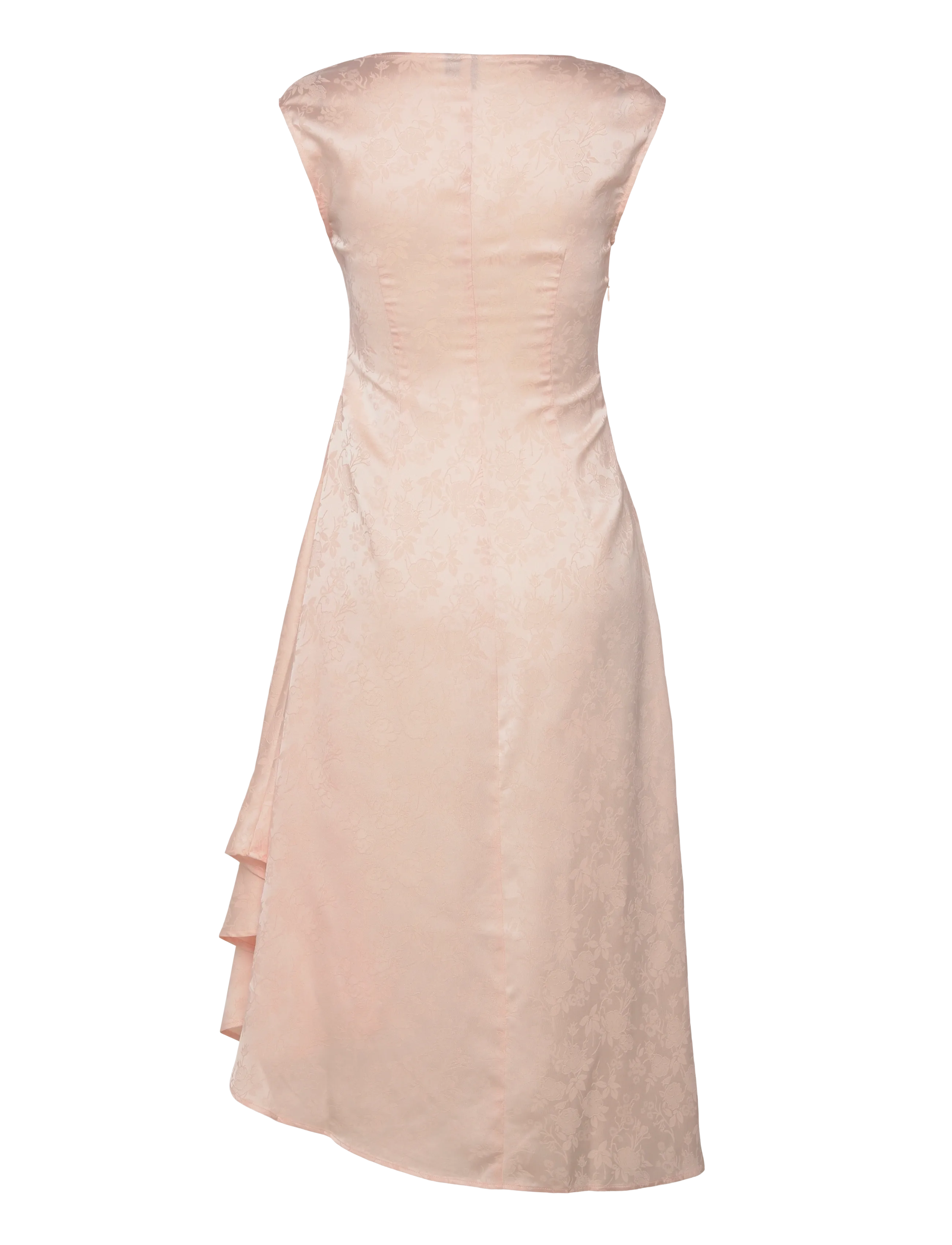 Vero Moda - VMWINNIE SL ROUCHED DRESS EXP - festkjoler - pearl blush - 1