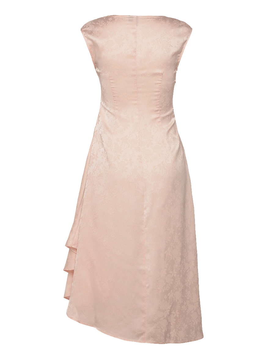 Vero Moda - VMWINNIE SL ROUCHED DRESS EXP - festkjoler - pearl blush - 1