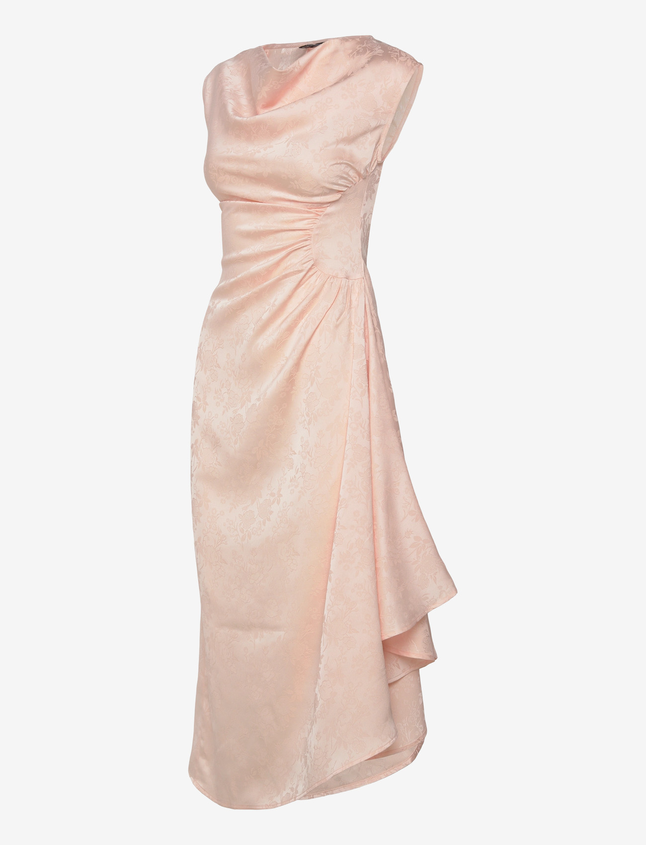 Vero Moda - VMWINNIE SL ROUCHED DRESS EXP - festkjoler - pearl blush - 2