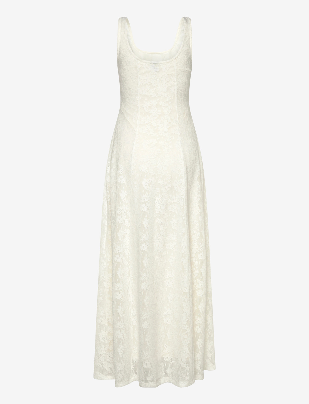Vero Moda - VMSALINA SL LACE ANKLE DRESS EXP - pitskleidid - cloud dancer - 1