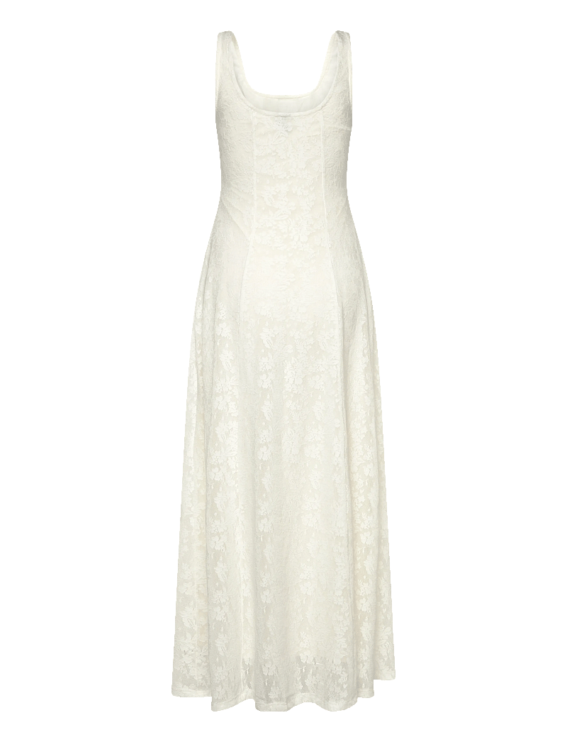 Vero Moda - VMSALINA SL LACE ANKLE DRESS EXP - pitskleidid - cloud dancer - 1