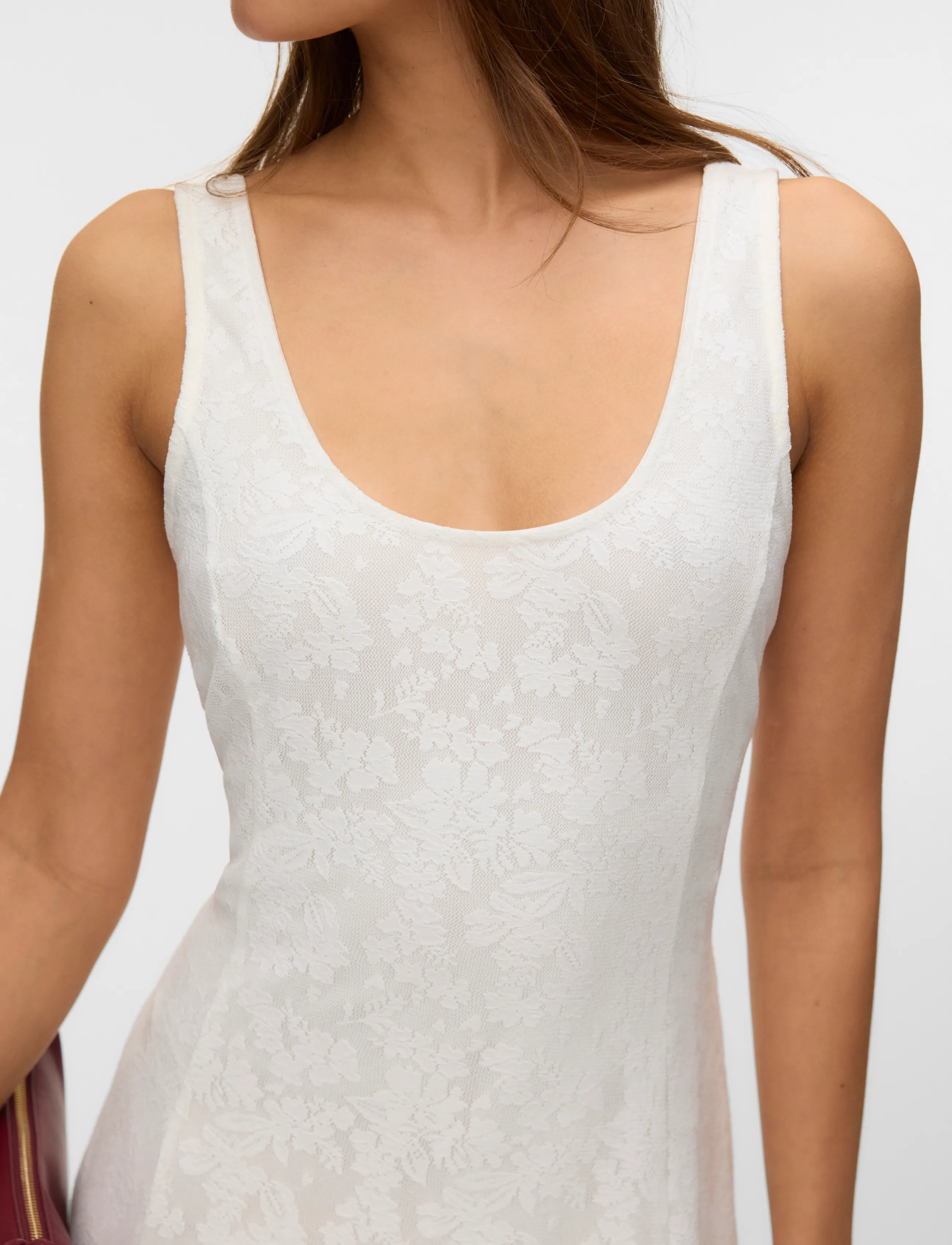 Vero Moda - VMSALINA SL LACE ANKLE DRESS EXP - lace dresses - cloud dancer - 5