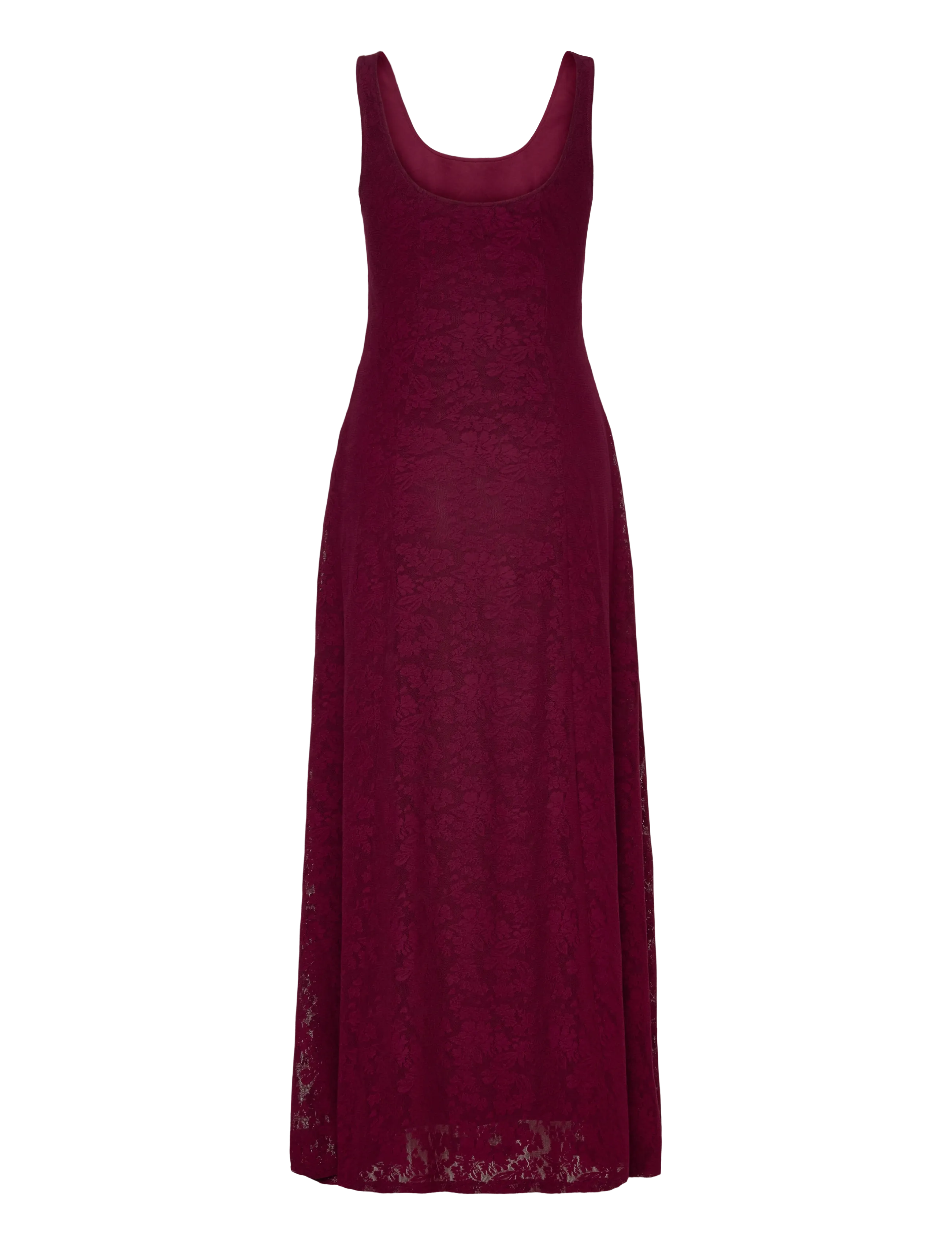Vero Moda - VMSALINA SL LACE ANKLE DRESS EXP - blondekjoler - purple potion - 1