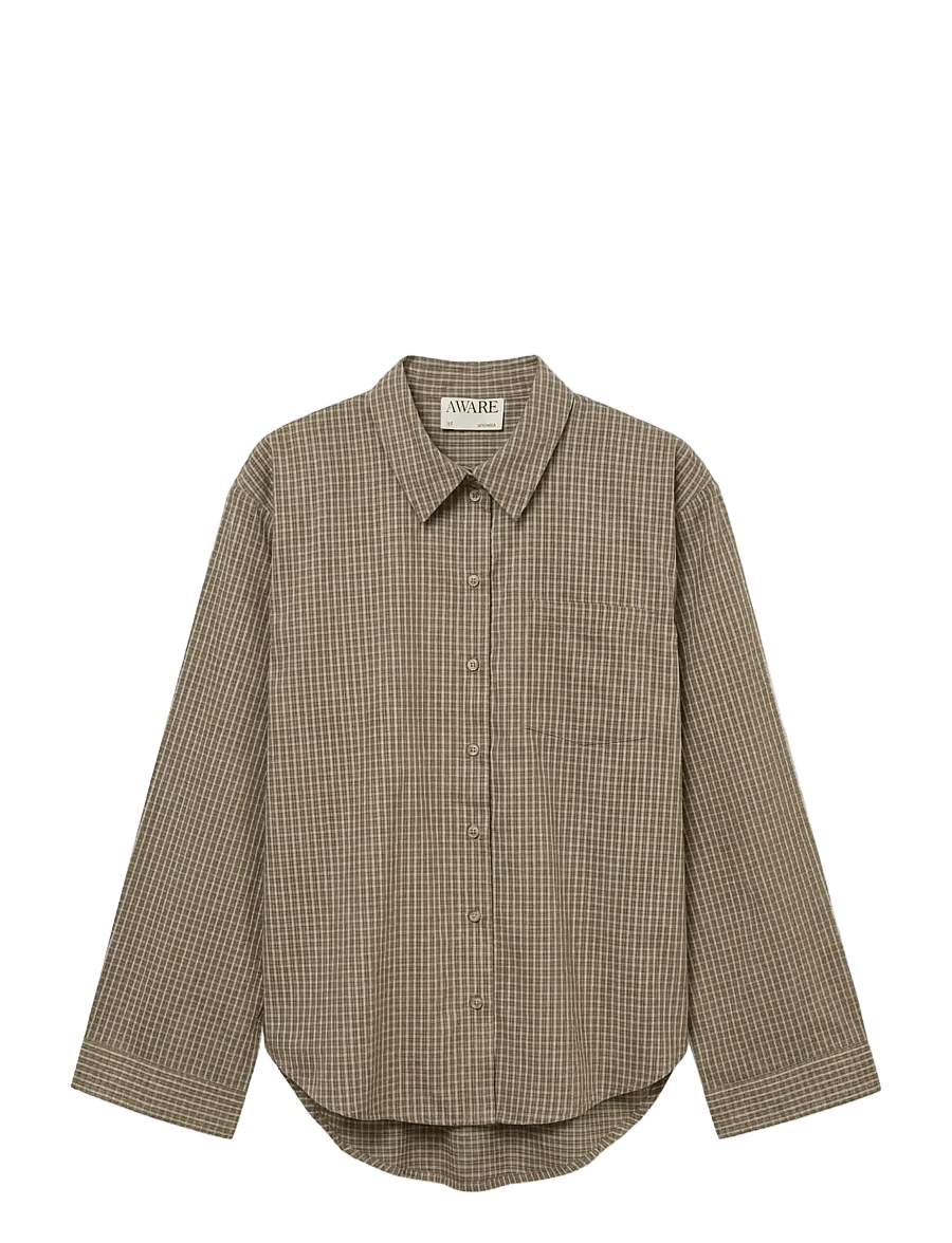 Vero Moda - AWFREDERIKSBERG LS SHIRT VIP - långärmade skjortor - toffee - 1