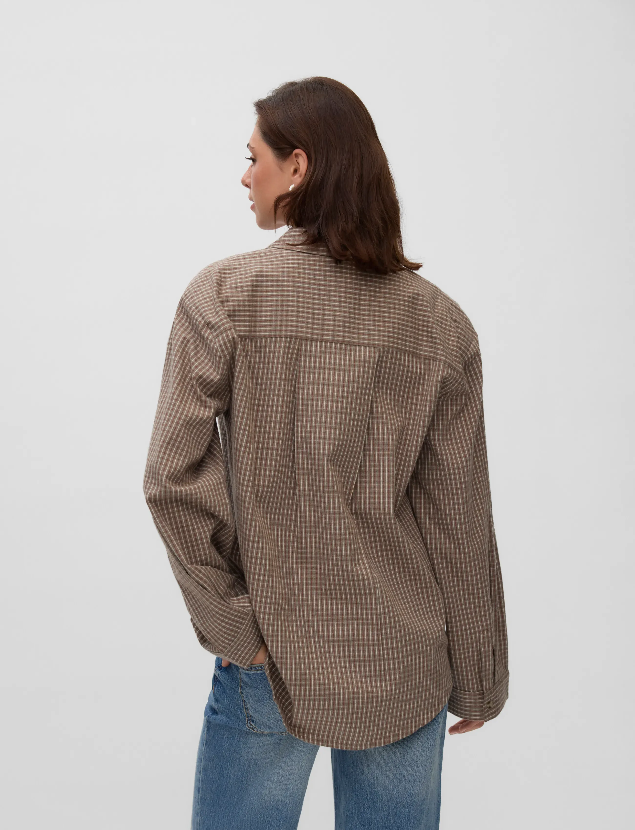 Vero Moda - AWFREDERIKSBERG LS SHIRT VIP - långärmade skjortor - toffee - 3