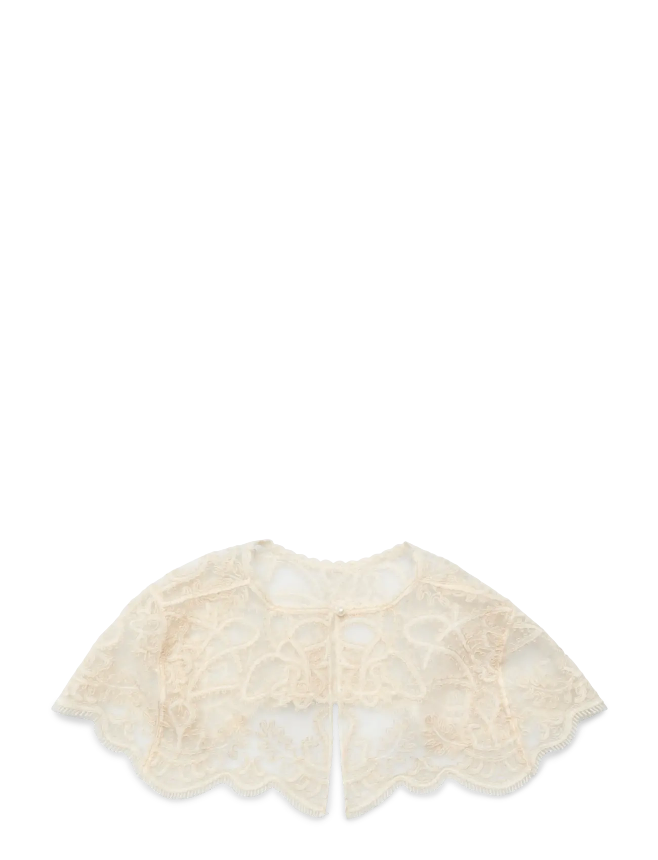 Vero Moda VMTINA LACE COLLAR VIP - Kaelussallid - OATMEAL / cream