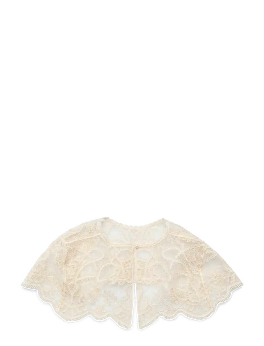 Vero Moda - VMTINA LACE COLLAR VIP - neckwarmers - oatmeal - 0