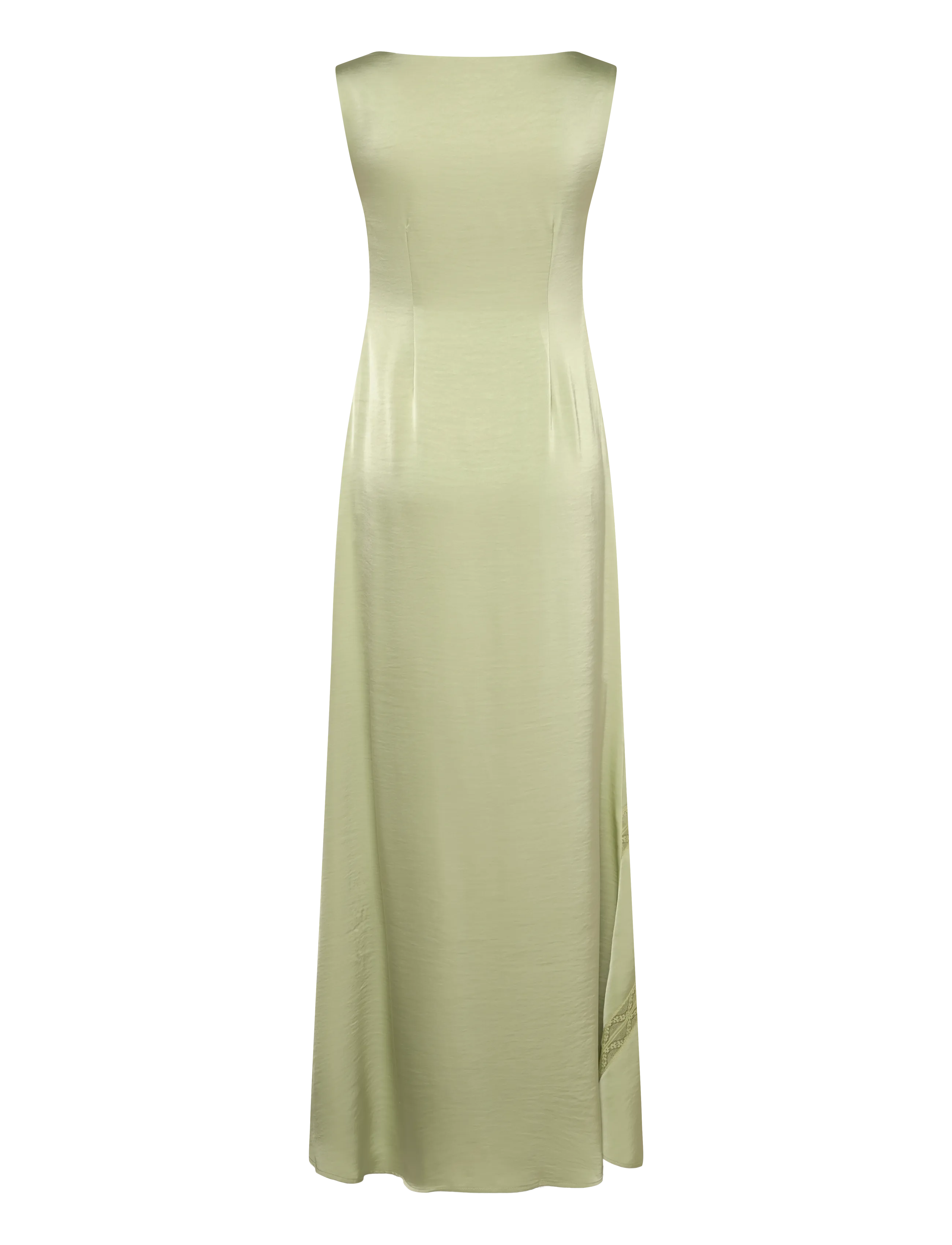 Vero Moda - VMCARO SL LACE DETAIL MAXI DRESS WVN EXP - maxikleider - celadon green - 1