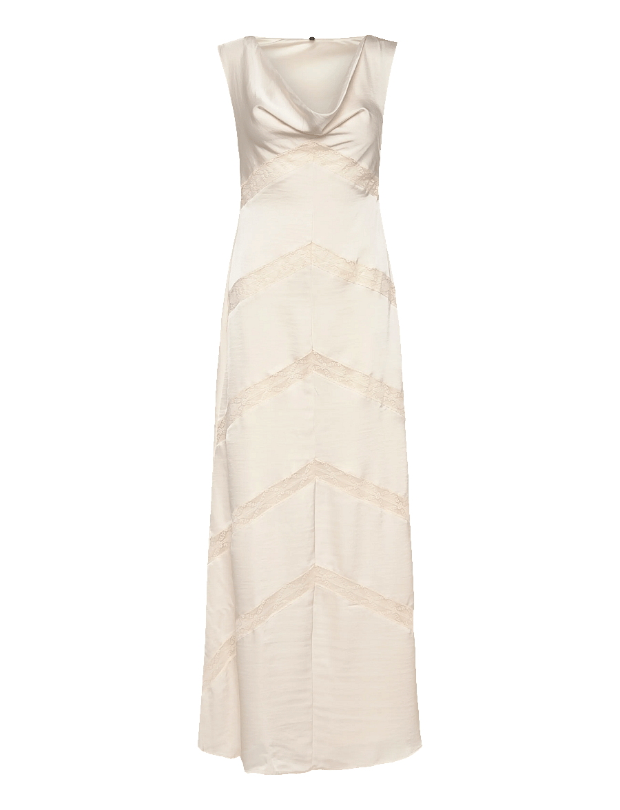 Vero Moda - VMCARO SL LACE DETAIL MAXI DRESS WVN EXP - robes longues - cloud dancer - 1