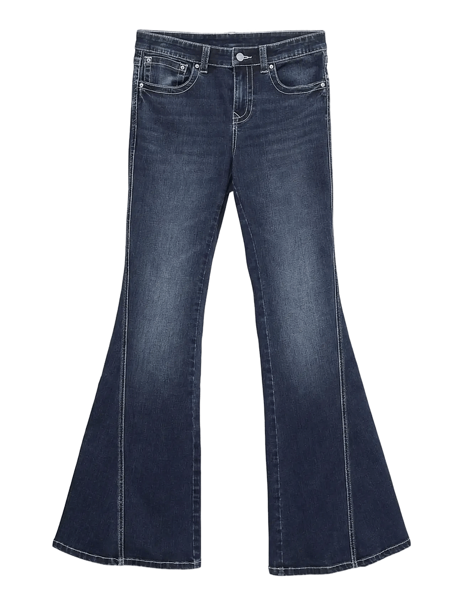 Vero Moda - VMSUZIE MR TWISTED SEAM DNM JNS LI3186 - dark blue denim - 0