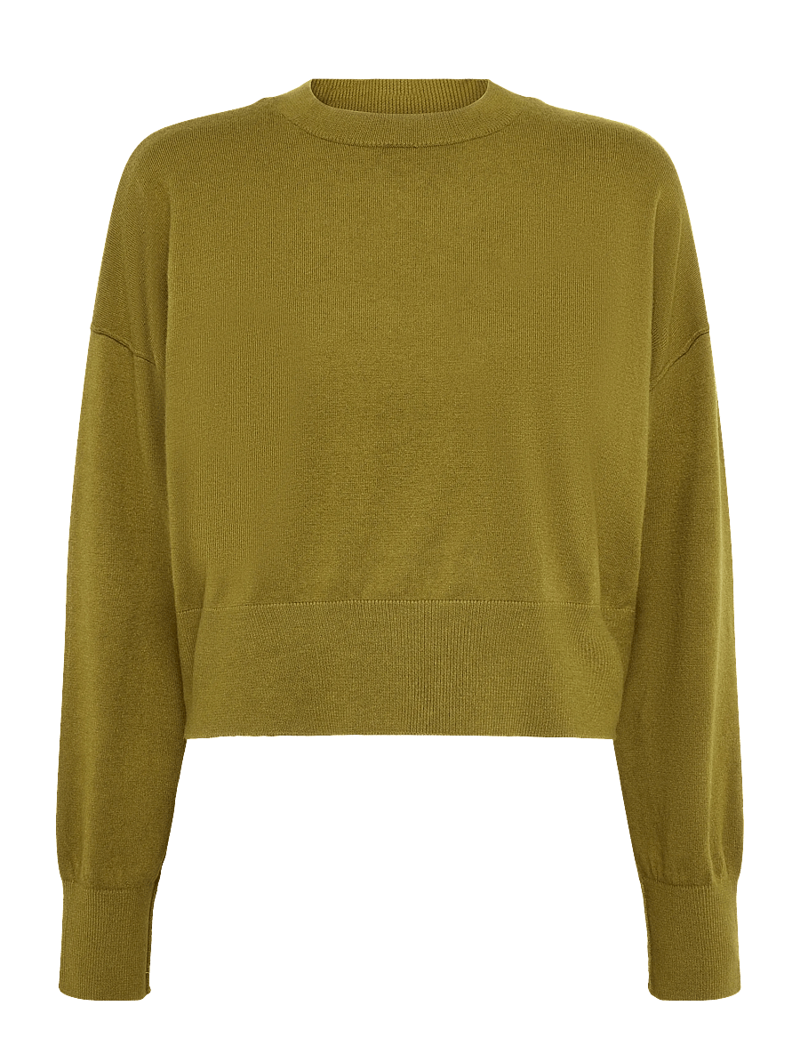Vero Moda - VMJANE LS O-NECK PIPING PULLOVER TS - pullover - fir green - 0