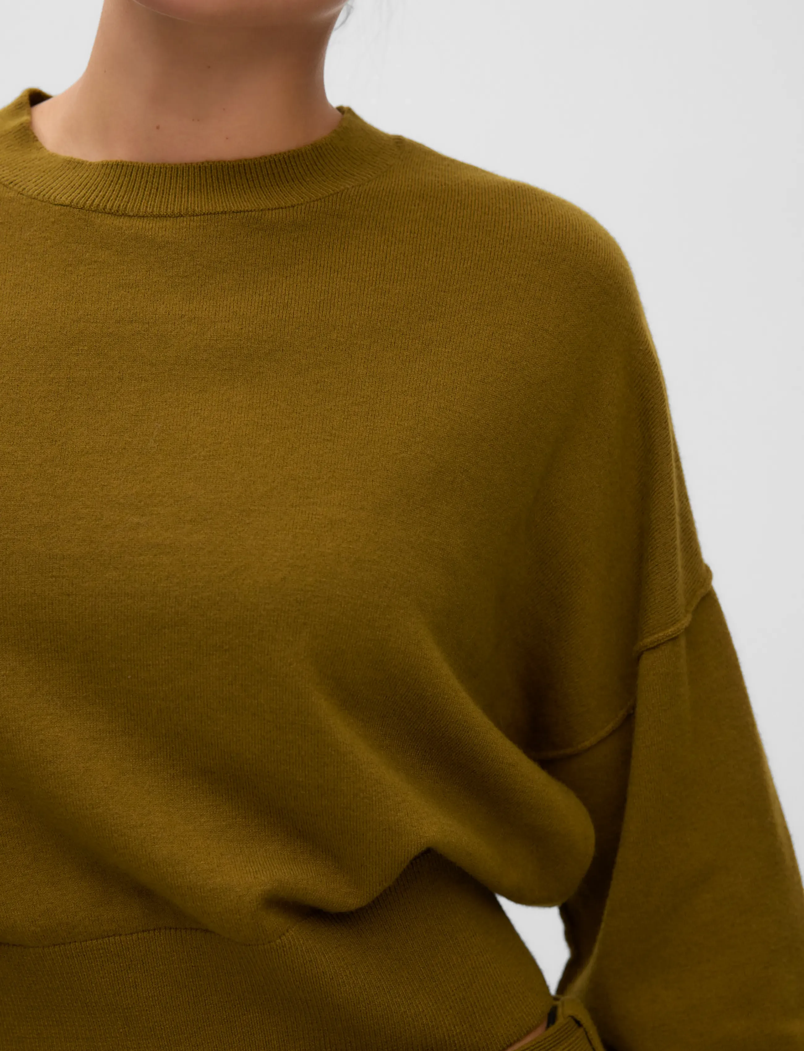 Vero Moda - VMJANE LS O-NECK PIPING PULLOVER TS - kampsunid - fir green - 5