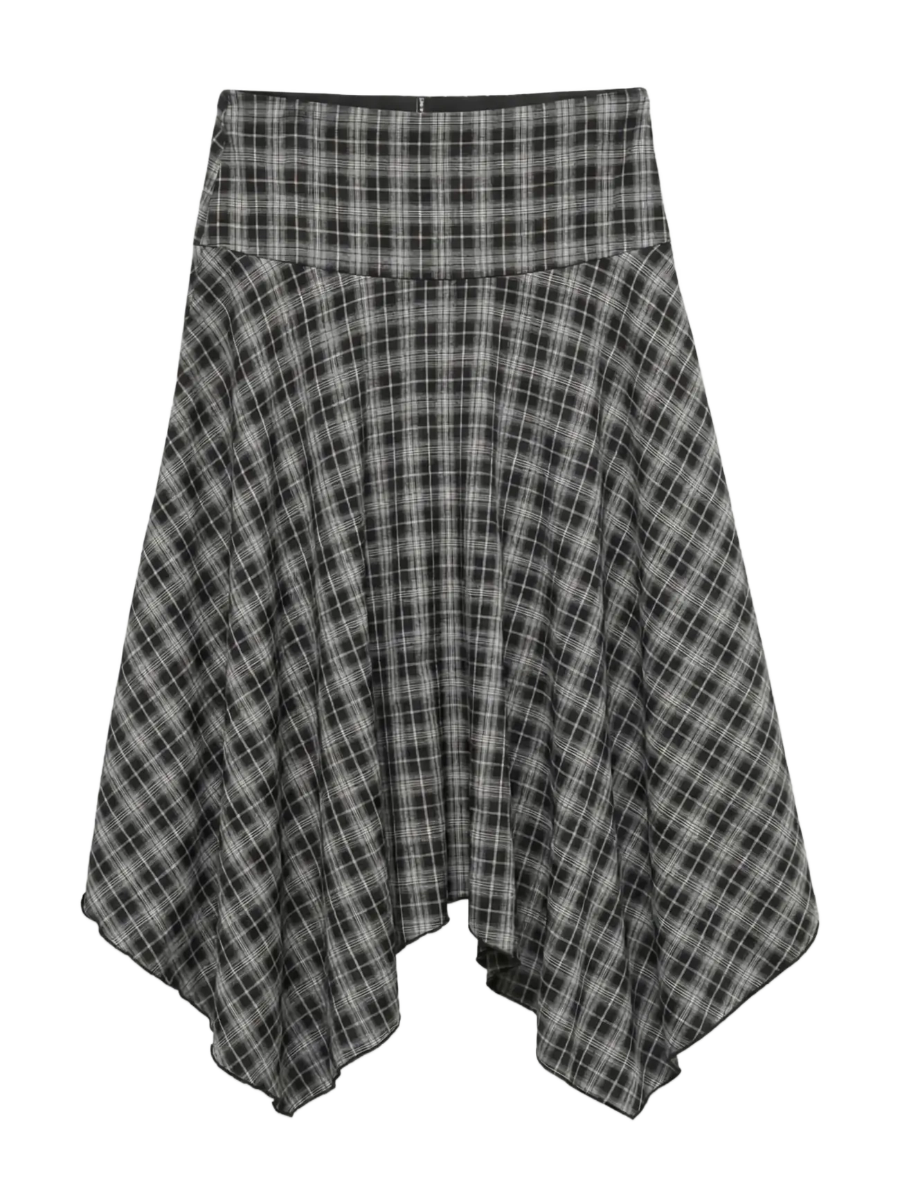 Vero Moda VMLUCKY ASSYMETRIC SKIRT WVN RET - Vero Moda - BLACK / black