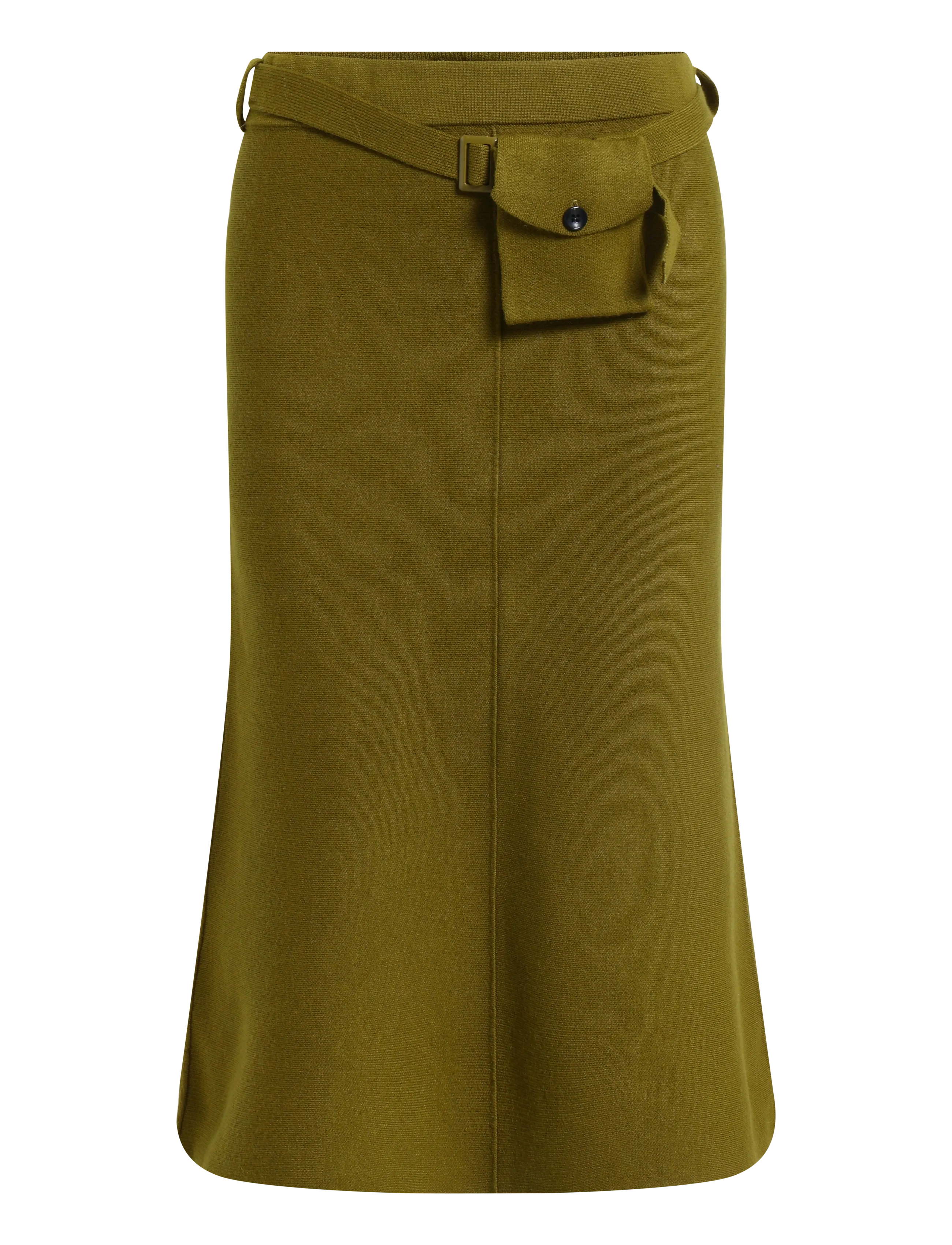 Vero Moda VMJANE NW POCKET CALF SKIRT TS - Kläder - FIR GREEN / khaki/green