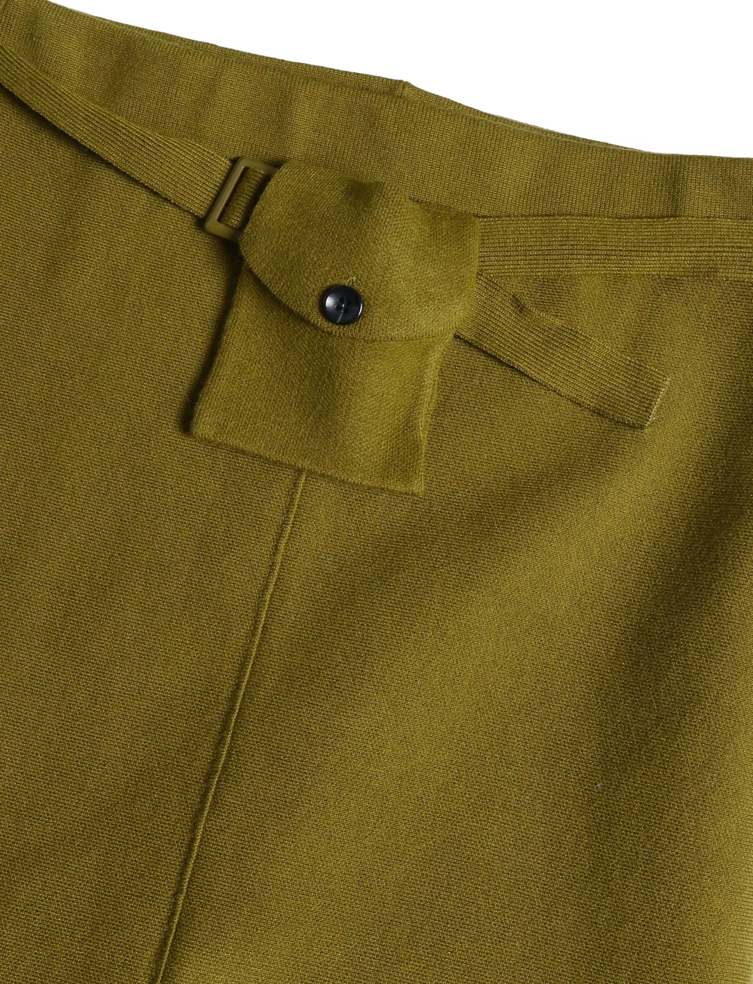 Vero Moda - VMJANE NW POCKET CALF SKIRT TS - stickade kjolar - fir green - 2
