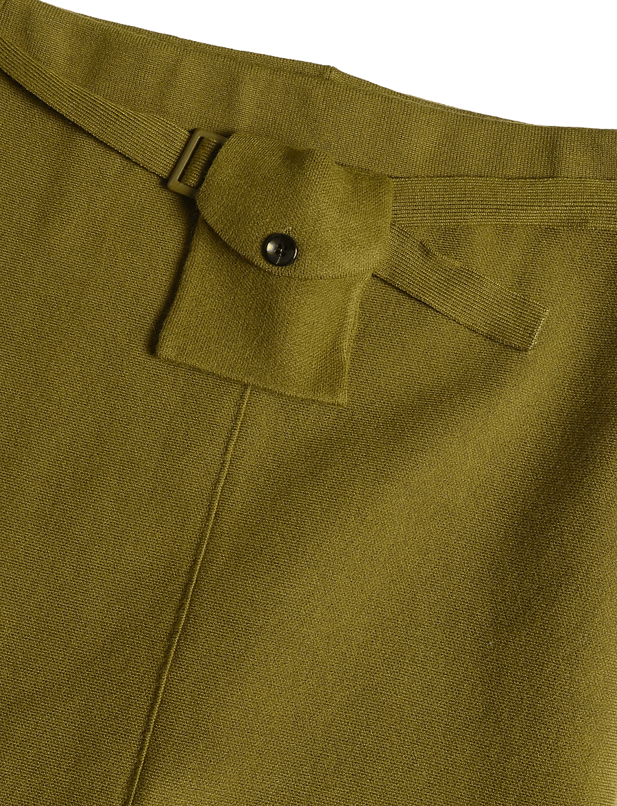 Vero Moda - VMJANE NW POCKET CALF SKIRT TS - stickade kjolar - fir green - 2