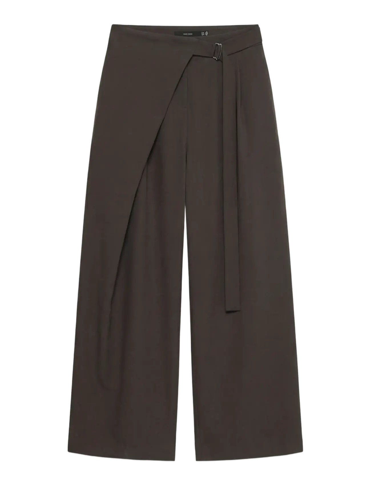 Vero Moda VMSCARLETT MW WIDE WRAP PANT RET - Sommer in der Stadt - CHOCOLATE TORTE / brown