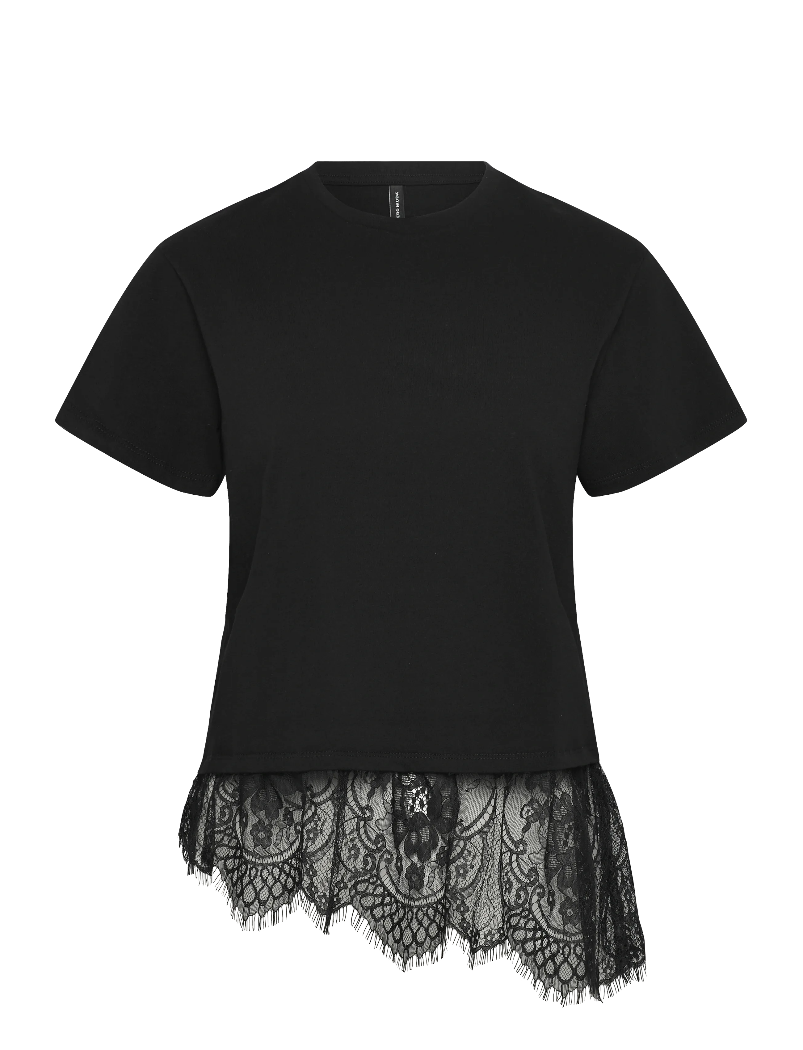 VERO MODA Vmbrit Ss O-Neck Strickjacke T-Shirt Jrs Exp Schwarz - L - Damen