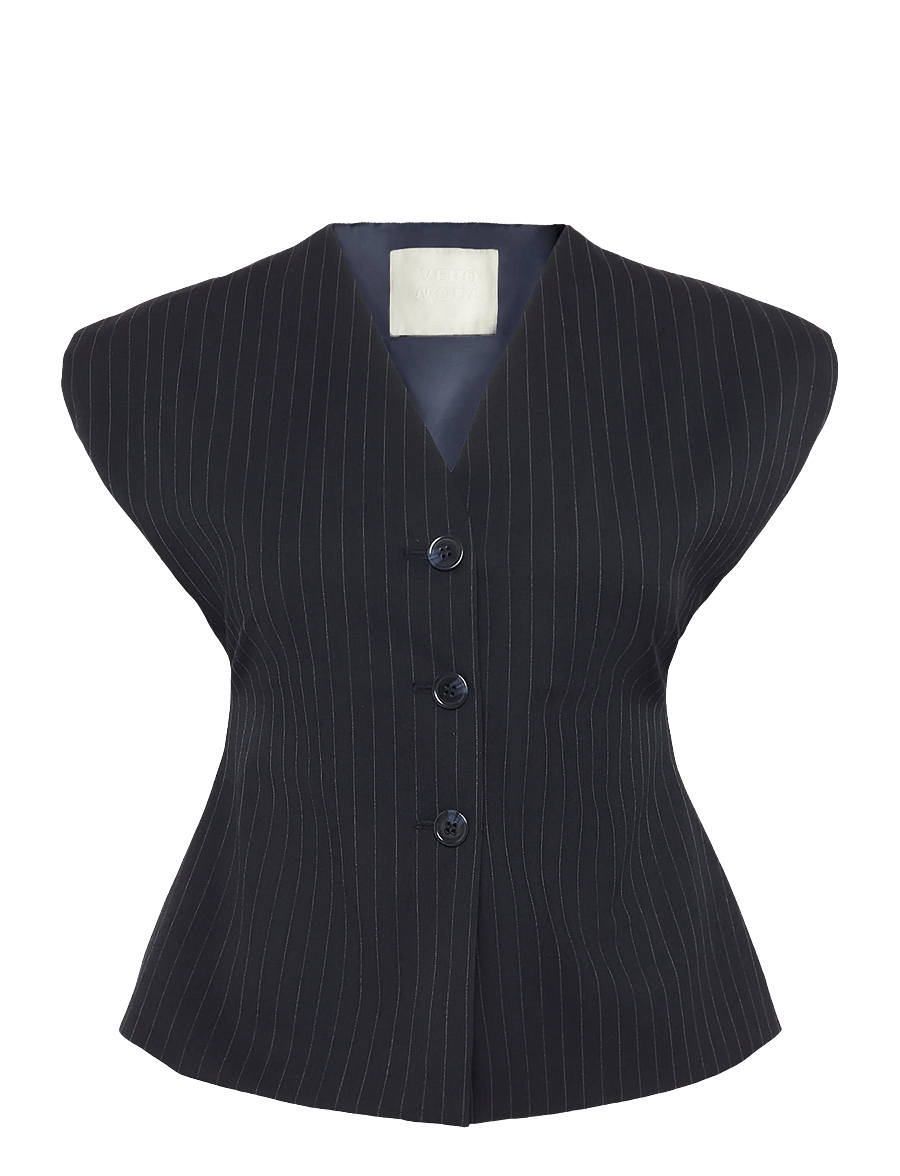 Vero Moda - VMALINA SL WAISTCOAT VIP - navy blazer - 1