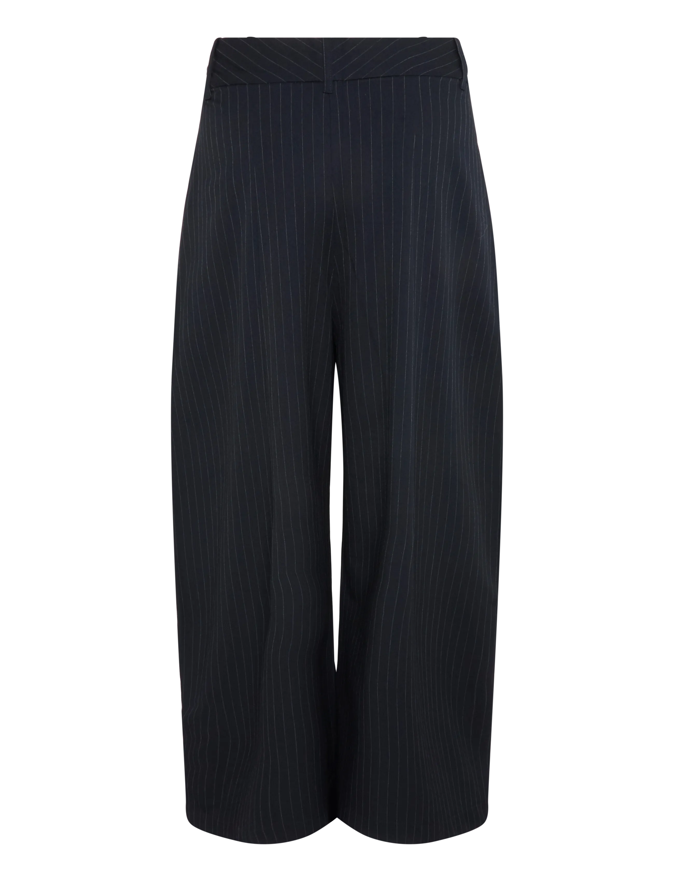 Vero Moda - VMALINA MW WIDE PLEATED PANT VIP - habitbukser - navy blazer - 1
