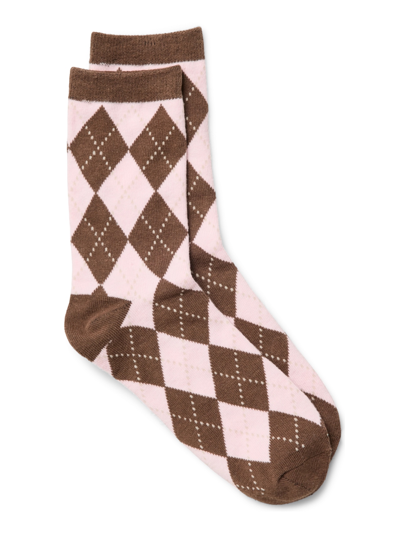 Vero Moda VMLISA ARGYLE SOCK - Apakšveļa - COCOA BROWN / brown