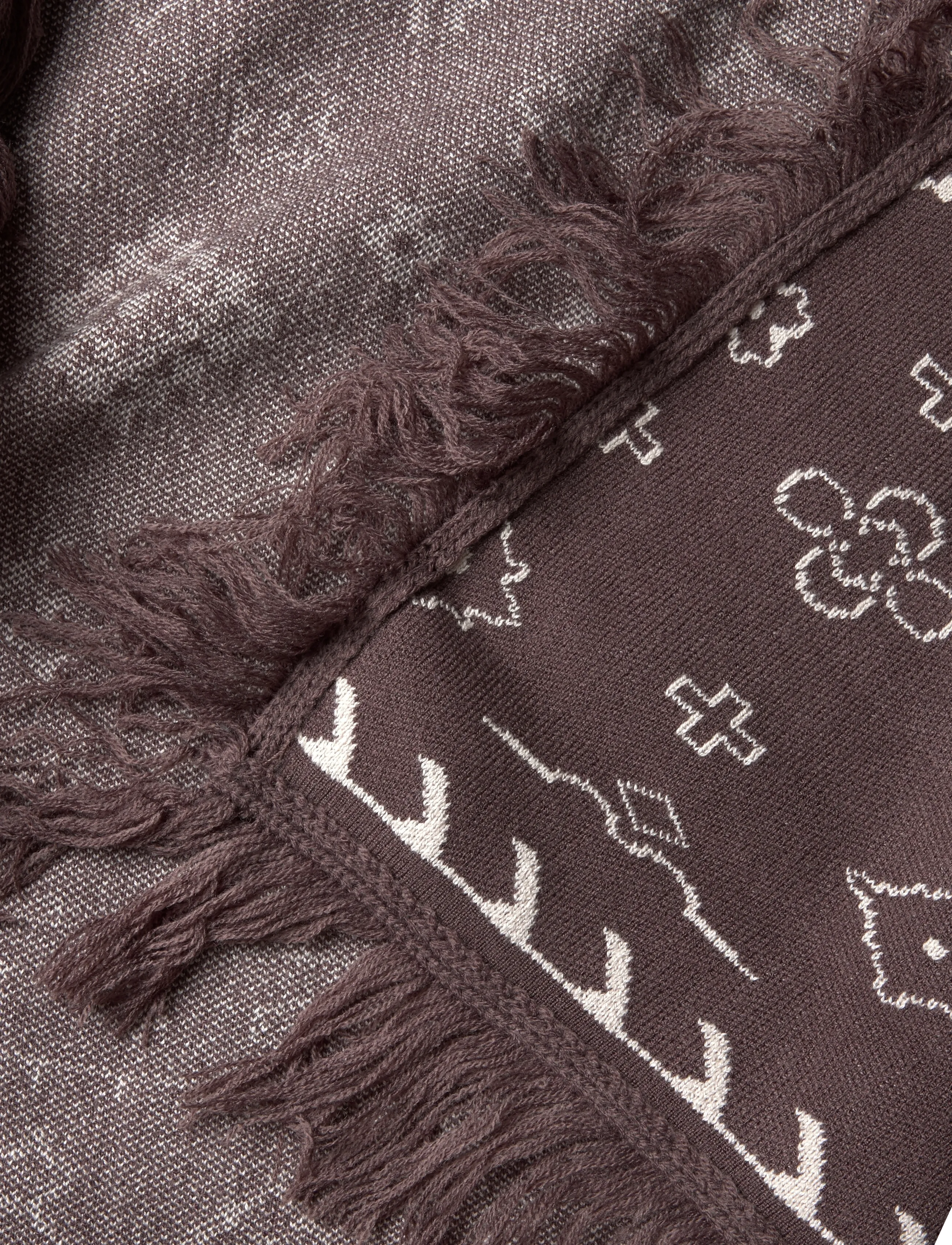 Vero Moda - VMSCARLETT LS TASSEL JACQUARD CARDI LCS - cardigans - chocolate martini - 3