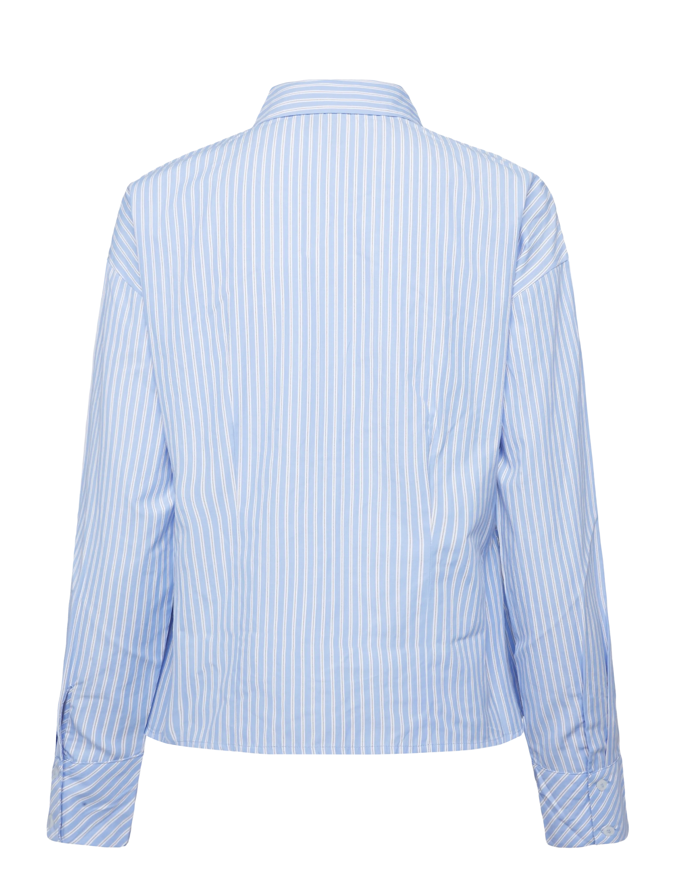 Vero Moda - VMASTA LS TIE SHIRT WVN RET - langärmlige hemden - cashmere blue - 2