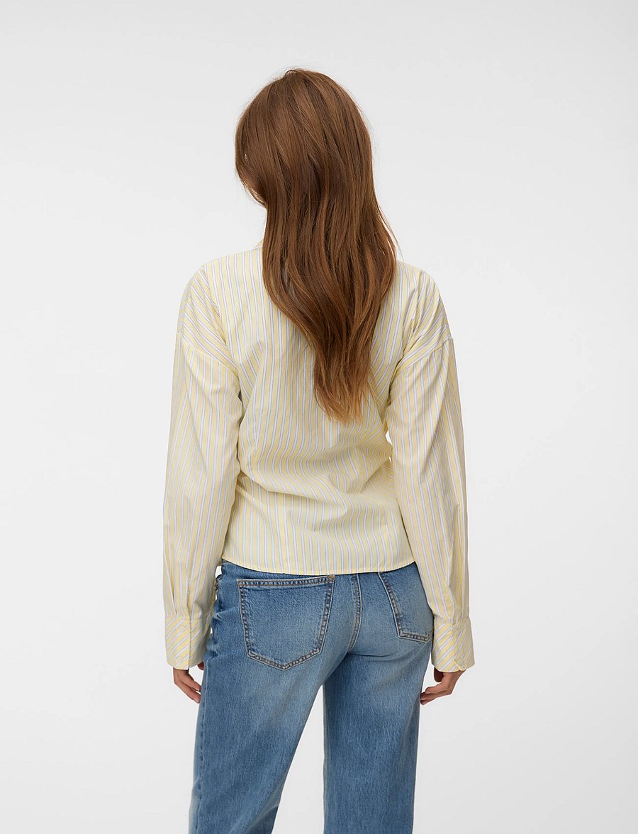 Vero Moda - VMASTA LS TIE SHIRT WVN RET - flan - 3