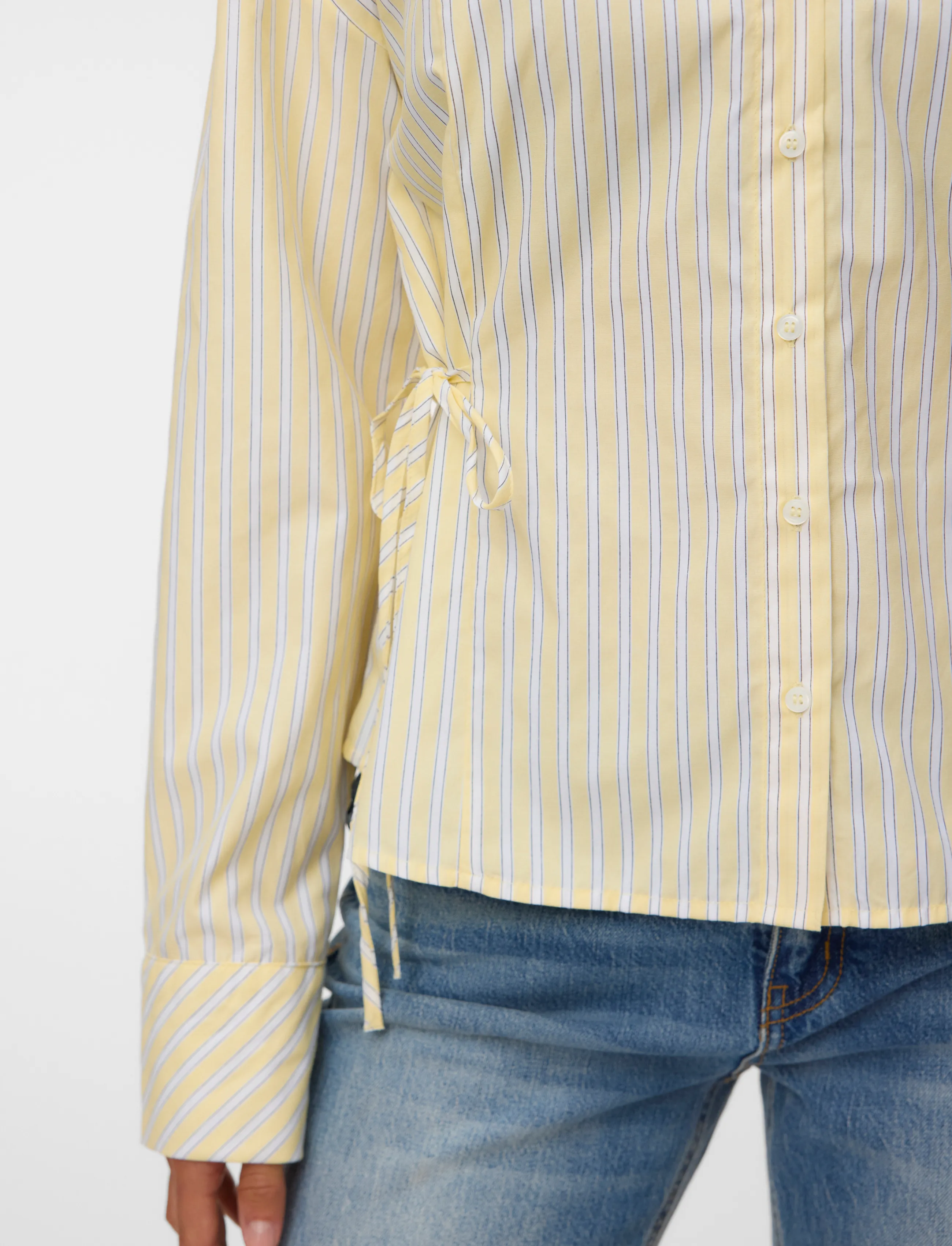 Vero Moda - VMASTA LS TIE SHIRT WVN RET - flan - 5
