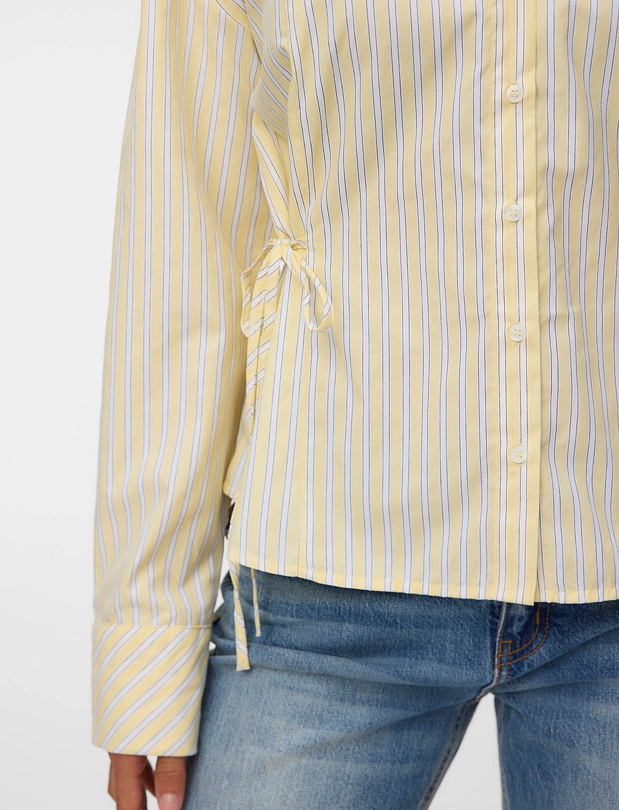Vero Moda - VMASTA LS TIE SHIRT WVN RET - flan - 5