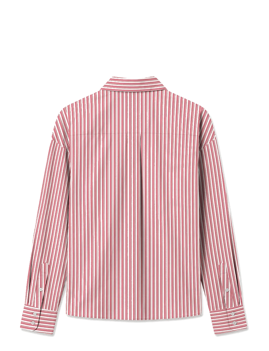 Vero Moda - VMASTA LS TIE SHIRT WVN RET - långärmade skjortor - pink lemonade - 2