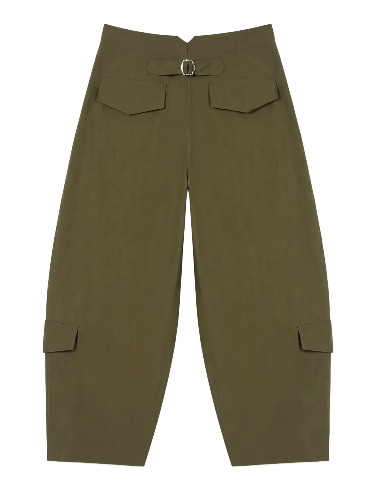 Vero Moda - VMPETRINA MW WIDE CARGO PANTS RET - barrel-bukser - ivy green - 1