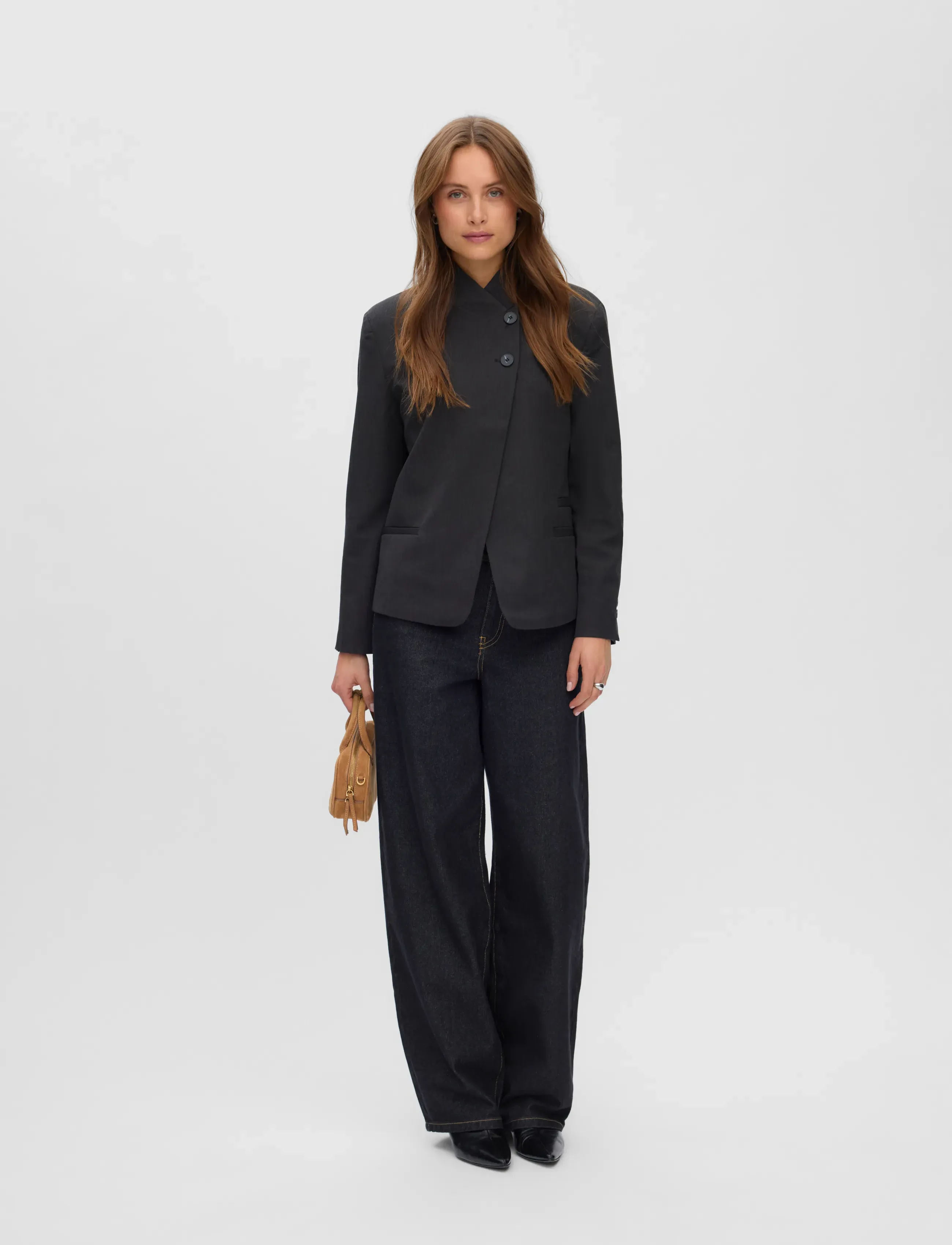 Vmdina Ls High Neck Blazer Lcs