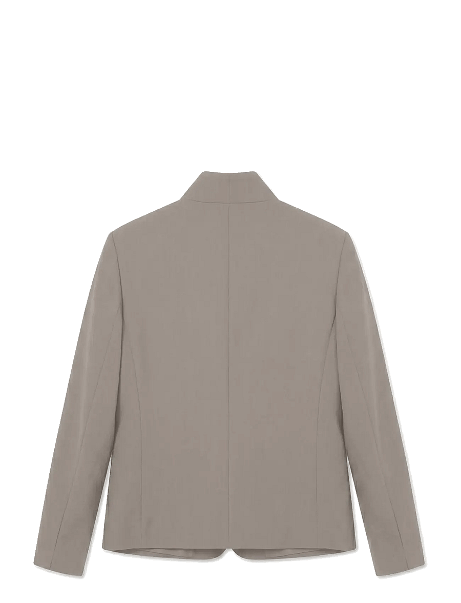 Vero Moda - VMDINA LS HIGH NECK BLAZER LCS - blazers à double boutonnage - moon rock - 1