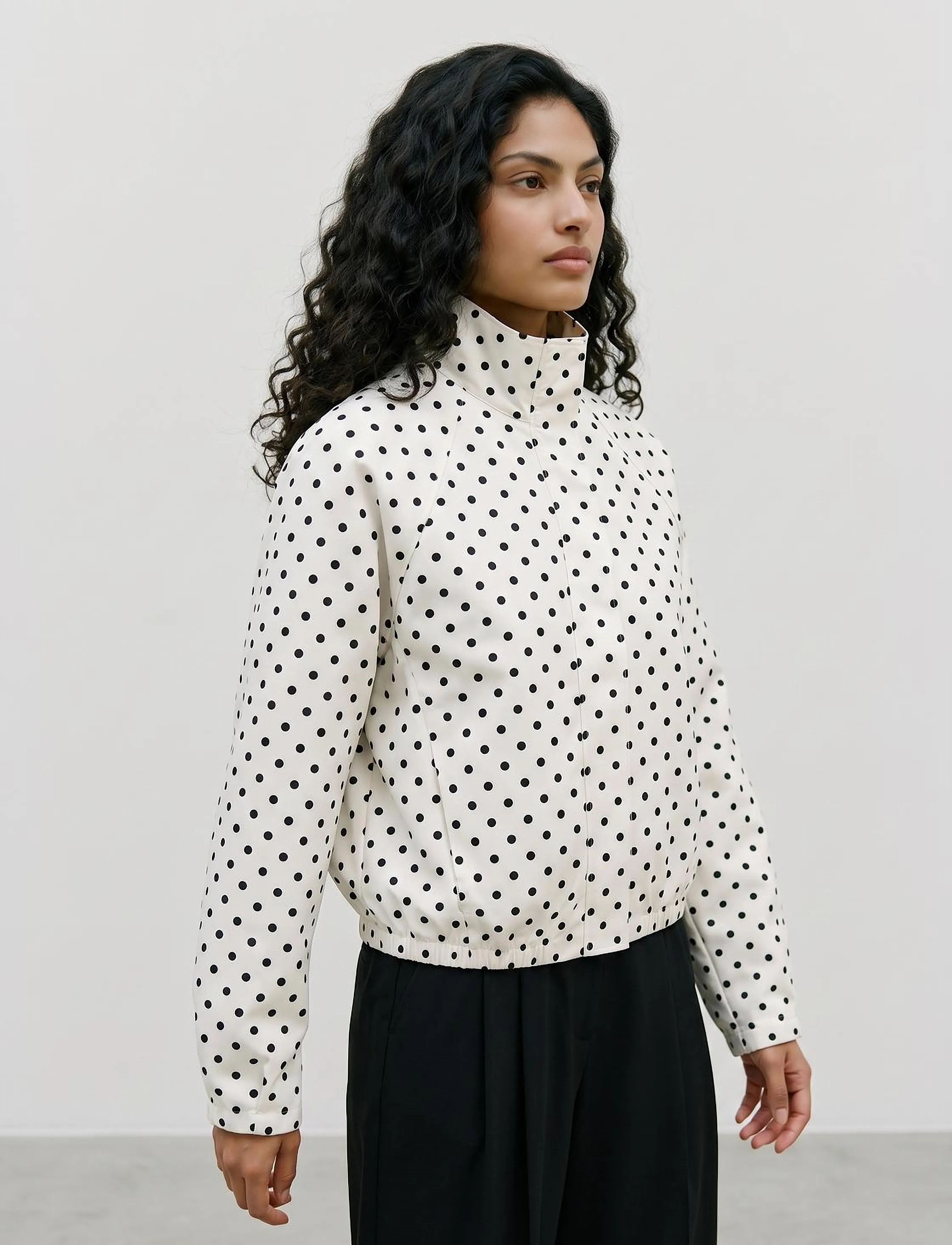Vero Moda - VMKAYLA HIGH NECK JACKET EXP - tunna jackor - star white - 1