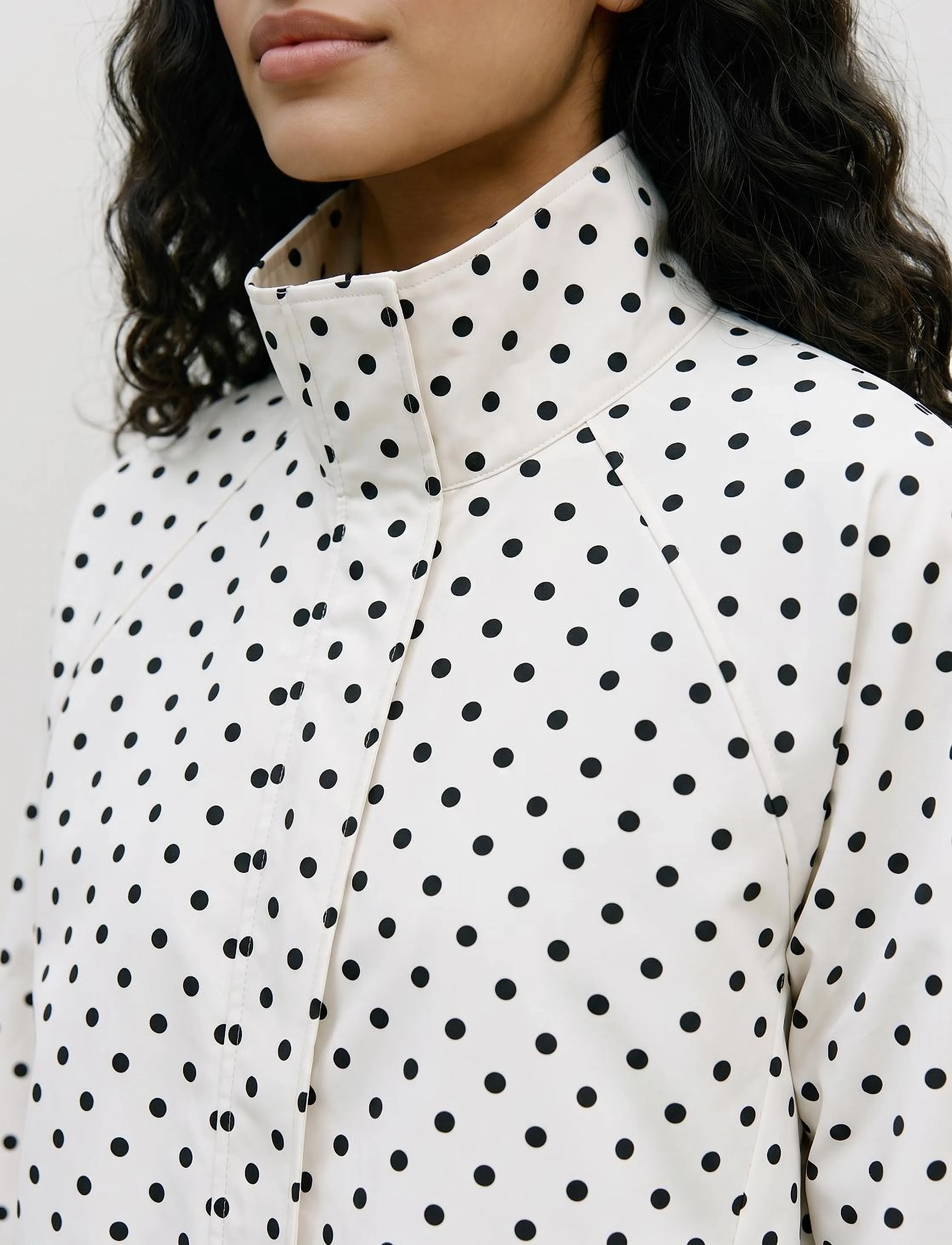 Vero Moda - VMKAYLA HIGH NECK JACKET EXP - tunna jackor - star white - 2