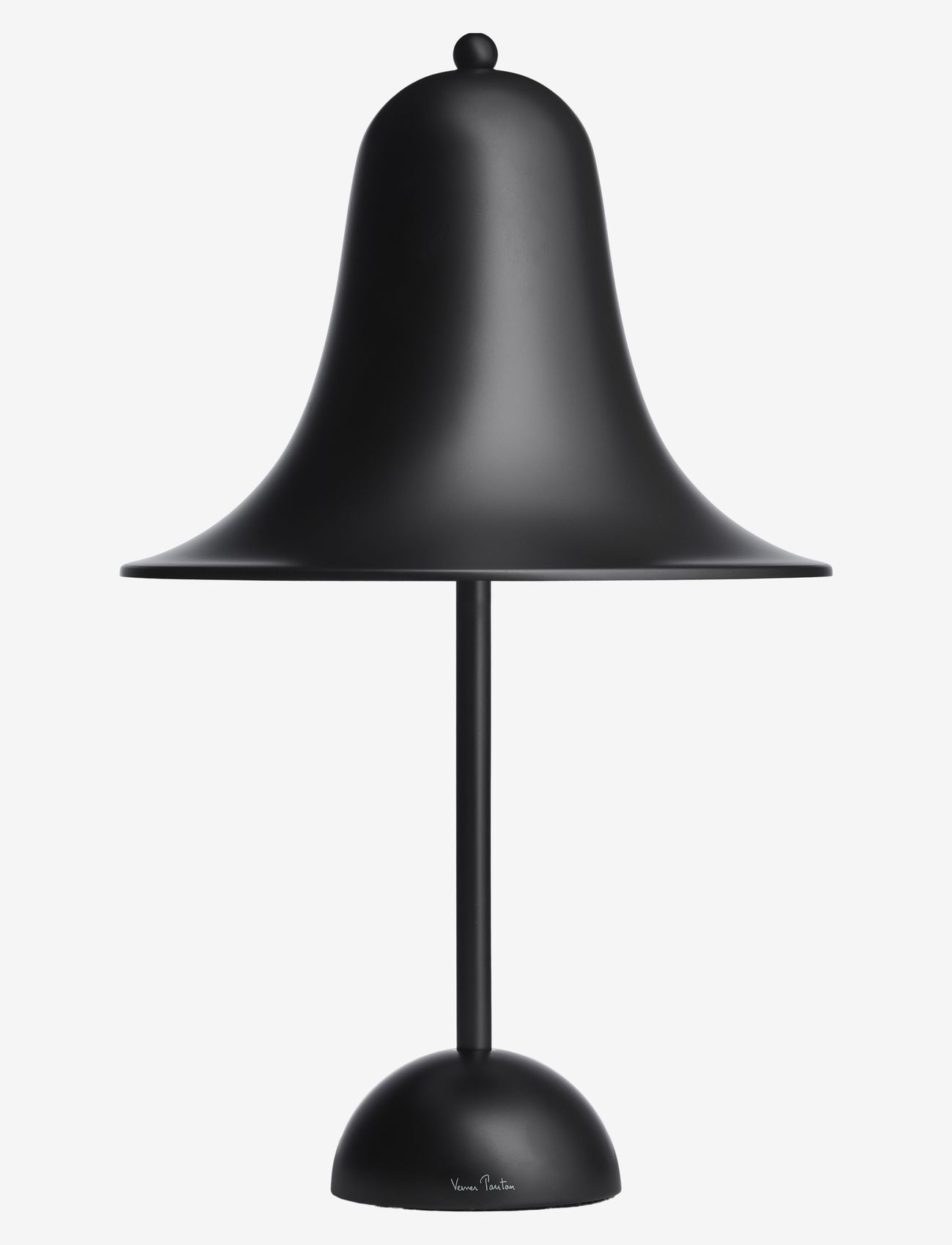 Verpan - Pantop Table Lamp Ø23 cm EU - bordslampor - matt black - 0
