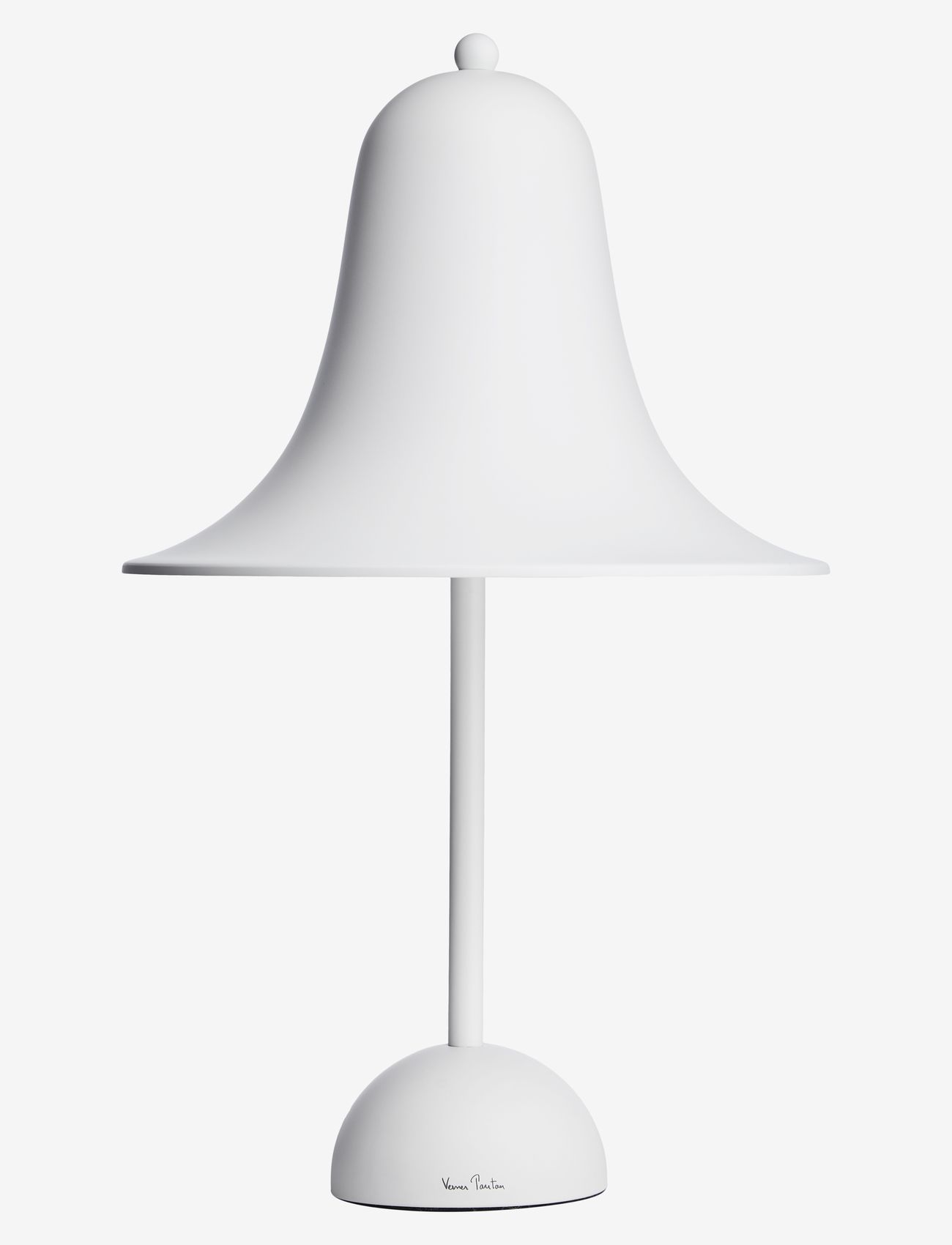 Verpan - Pantop Table Lamp Ø23 cm - schreibtisch- & tischlampen - matt white - 0