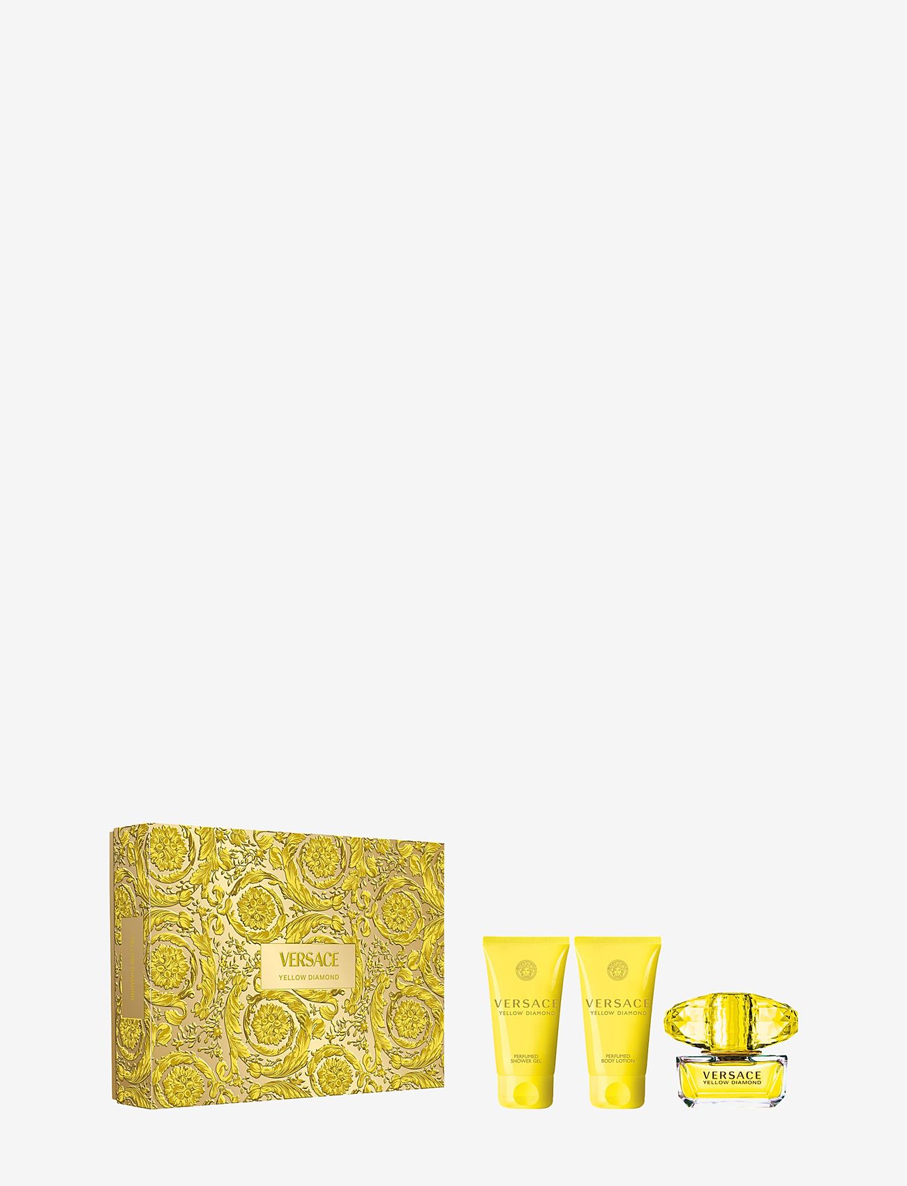Versace Fragrance - Gift Set Yellow Diamond EdT + Body Lotion + Shower Gel - til hende - clear - 0