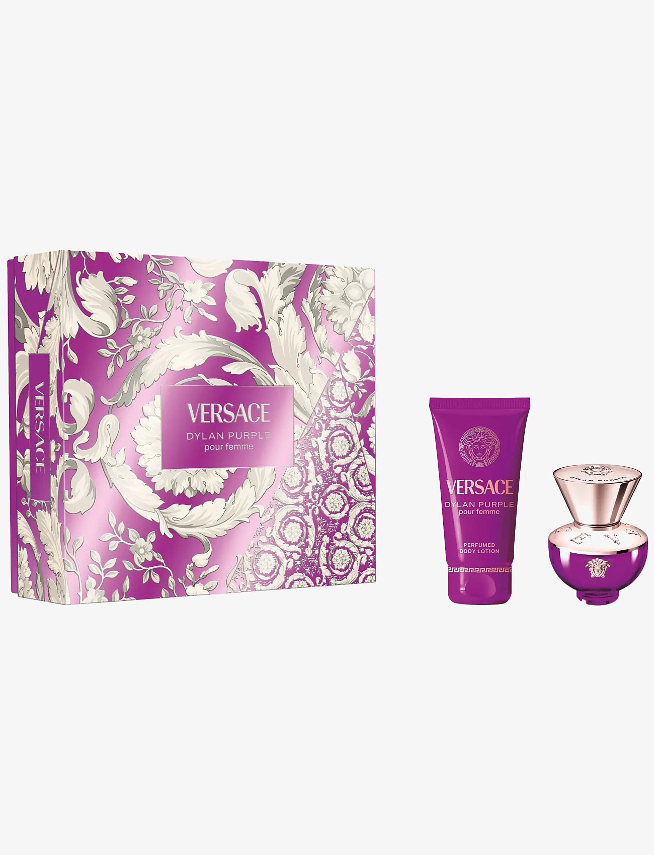 Versace Fragrance - Gift Set Dylan Purple EdP + Body Lotion - lotion & cream - clear - 0